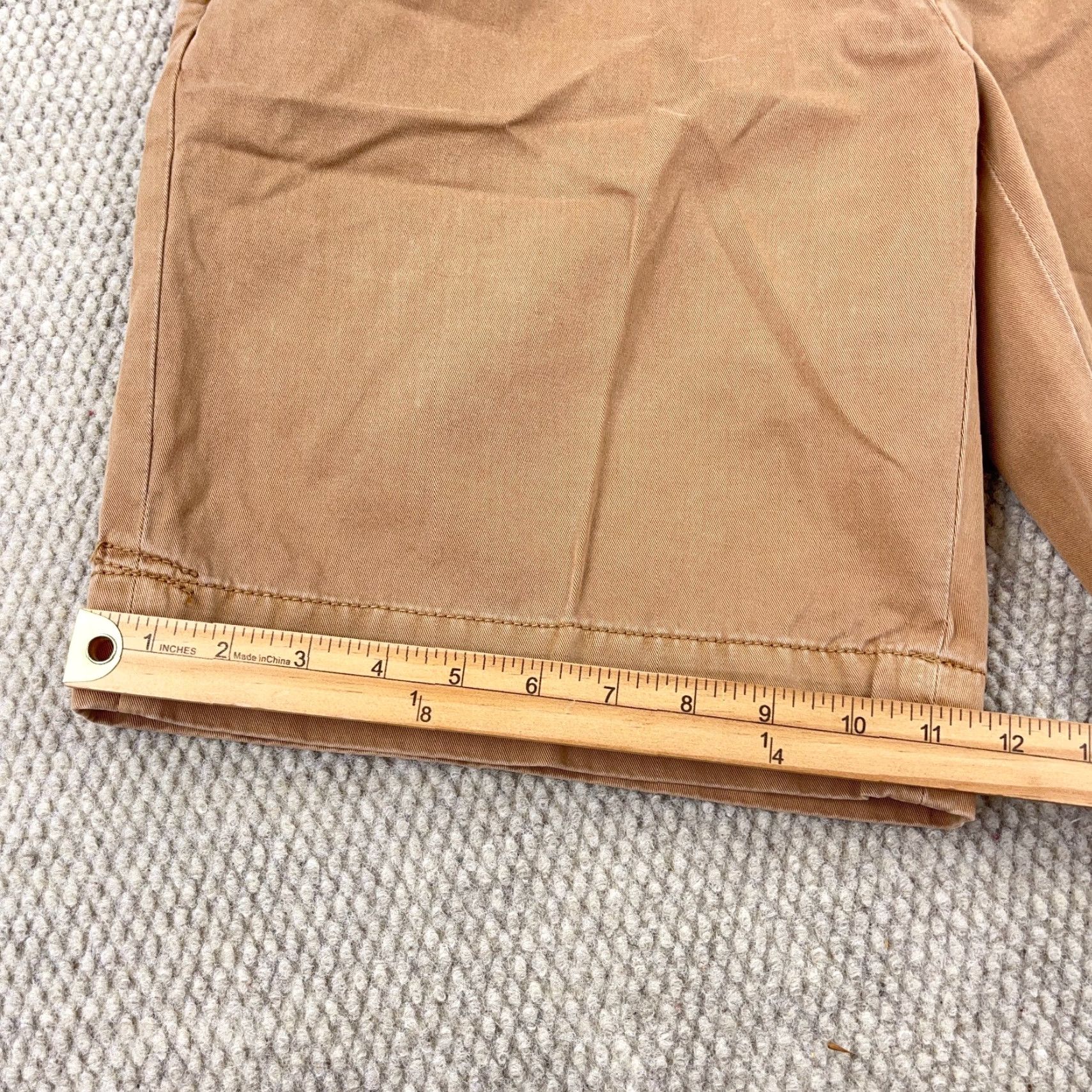 Polo Ralph Lauren VINTAGE Polo Ralph Lauren Chino Shorts Mens 34 Brown Twill Flat Front Pockets 10" Inseam Fade Wash Casual Regular Modern Size US S / EU 44-46 / 1 - 7 Thumbnail