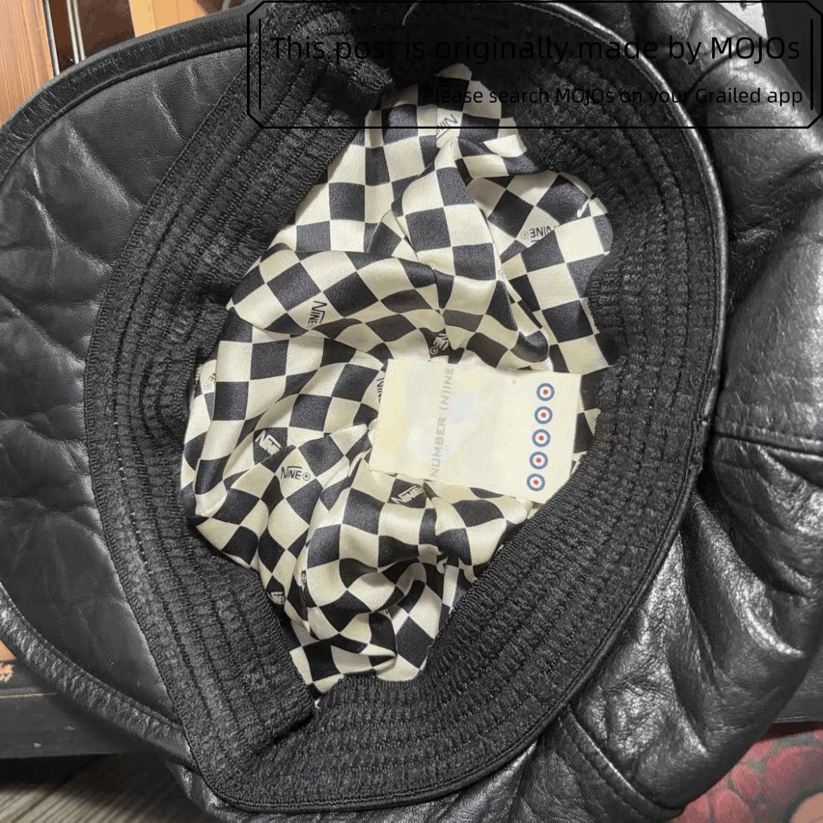 Number (N)ine Number Nine Vintage Leather Painter Hat Size ONE SIZE - 5 Thumbnail