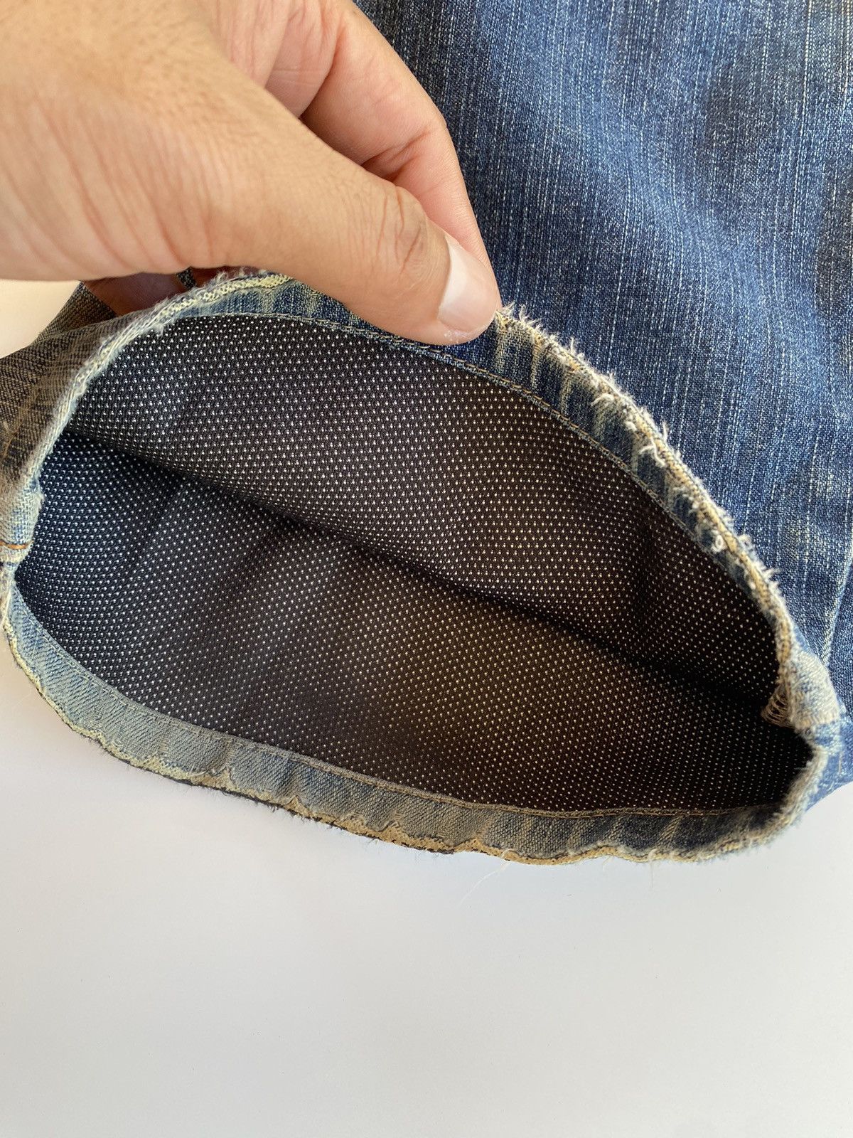 Edwin × Vintage Vintage Edwin Denim Distressed Size US 32 / EU 48 - 12 Thumbnail