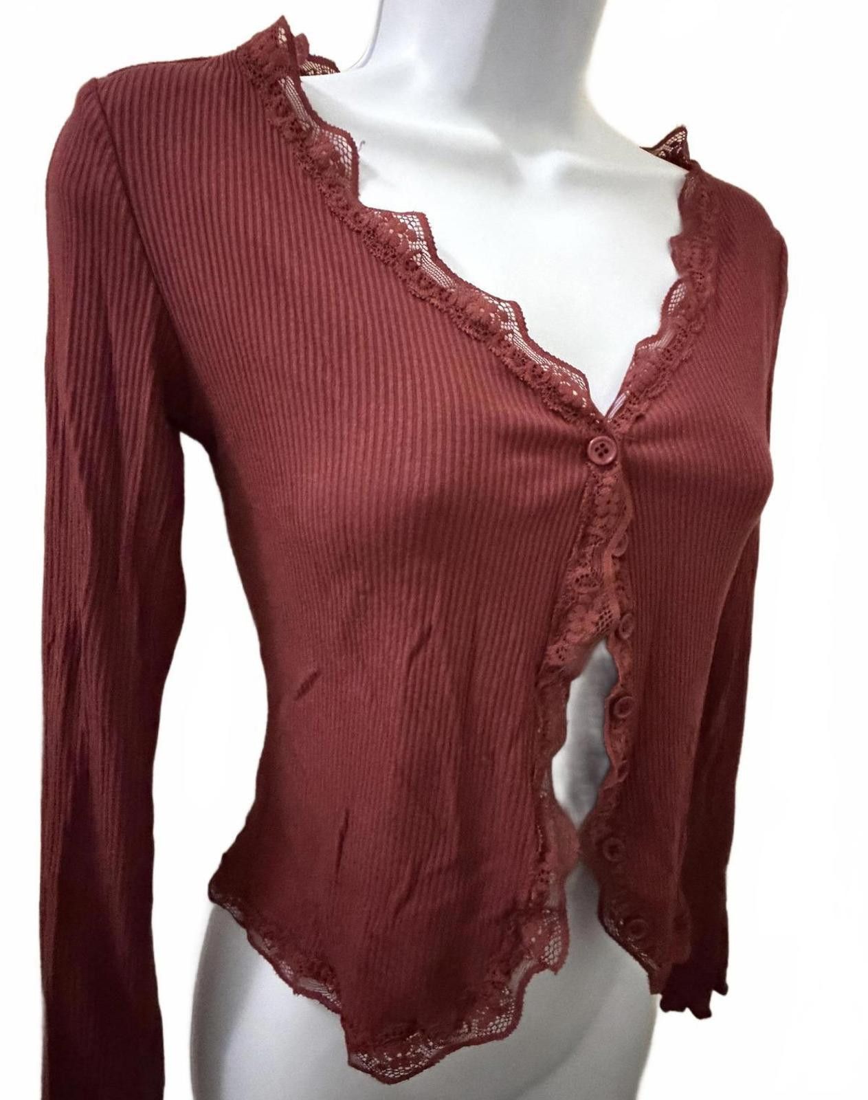 Other DAZY Lightweight Knit Top in Red (SMALL) Size S / US 4 / IT 40 - 4 Thumbnail