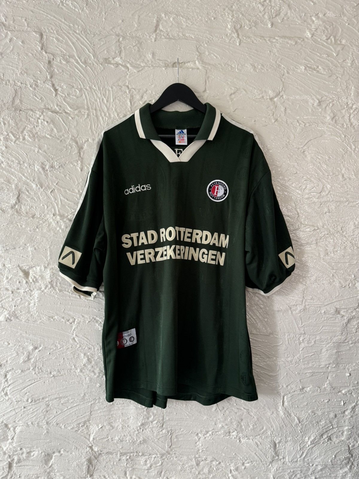 Adidas × Vintage 90s Feyenoord 97/98 Away Soccer Jersey