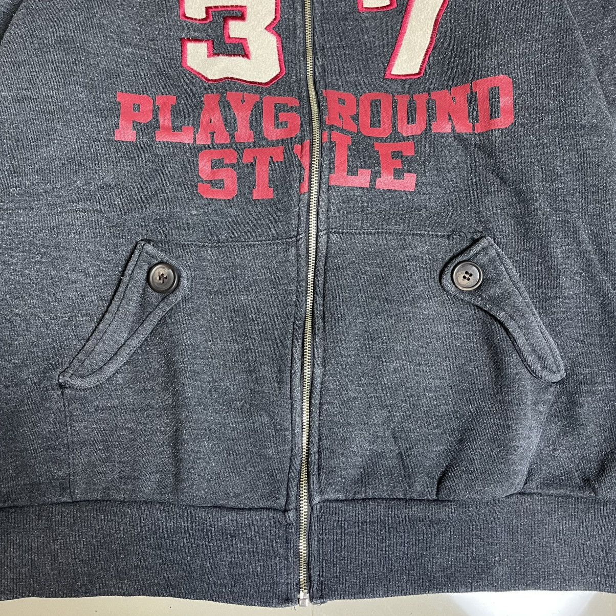 If Six Was Nine Playground 37 Fur Trim Zip Hoodie Varsity Style Size US L / EU 52-54 / 3 - 4 Thumbnail