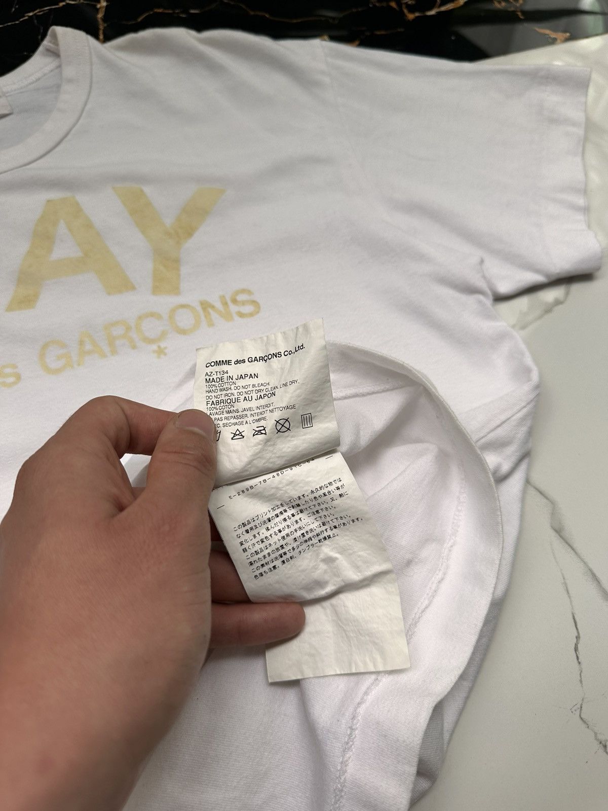 Comme des Garcons × Vintage CDG VINTAGE BIG LOGO STREETWEAR LUXURY T-SHIRT Size US M / EU 48-50 / 2 - 7 Thumbnail