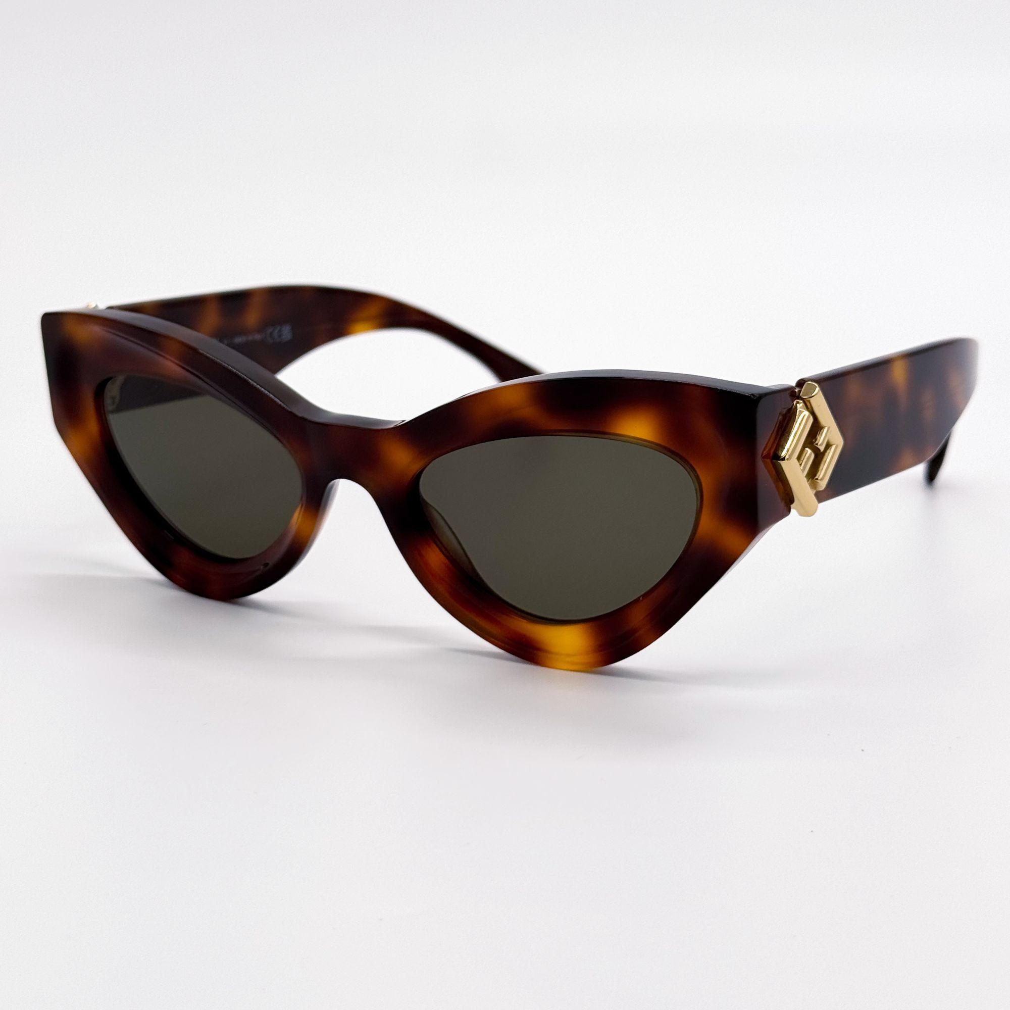 Fendi Fendi Women Sunglasses Truffle Light Brown FE40032I 
