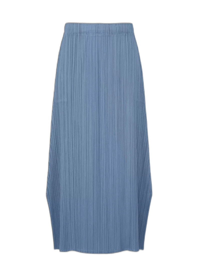 Issey Miyake Issey Miyake Pleated Skirt in Misty Blue-yf Size 22" - 1 Thumbnail