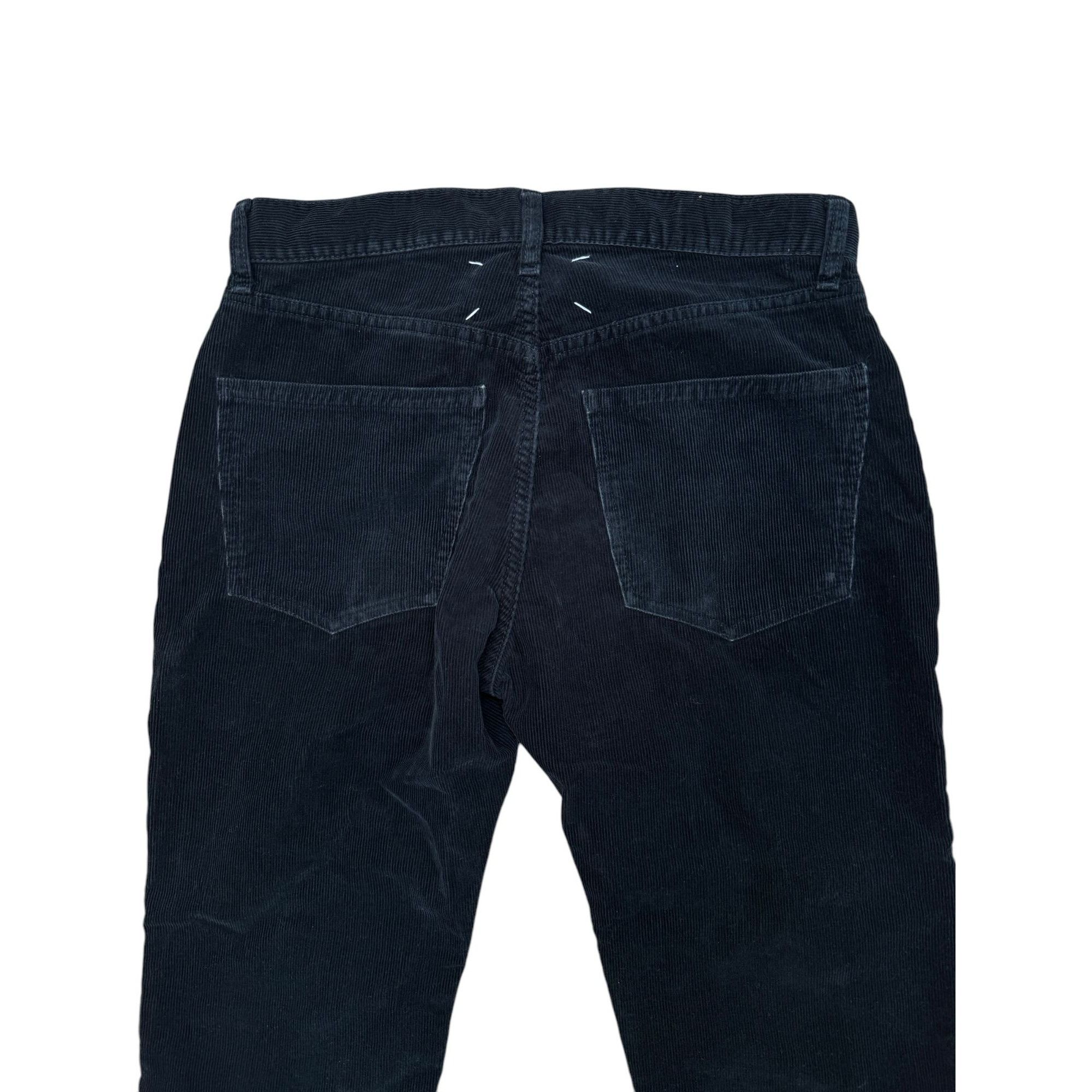 Maison Margiela 0 10 Artisanal Black Corduroy Pants Size US 30 / EU 46 - 2 Thumbnail