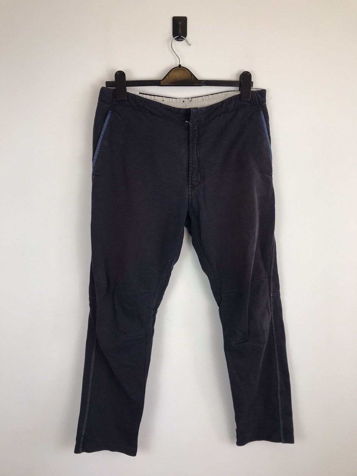 Maharishi Maharishi Distressed Faded Navy Pants Size US 32 / EU 48 - 2 Thumbnail