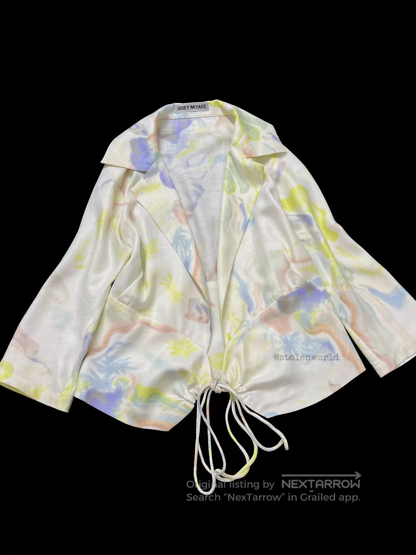 Issey Miyake 2006 Drawstring Top.