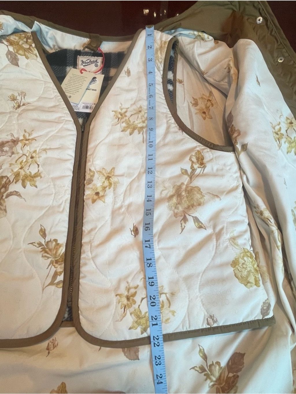 Woolrich Woolen Mills Woolrich M Quilted Jacket + Floral Vest Duo Limited Gorpcore Size M / US 6-8 / IT 42-44 - 12 Thumbnail