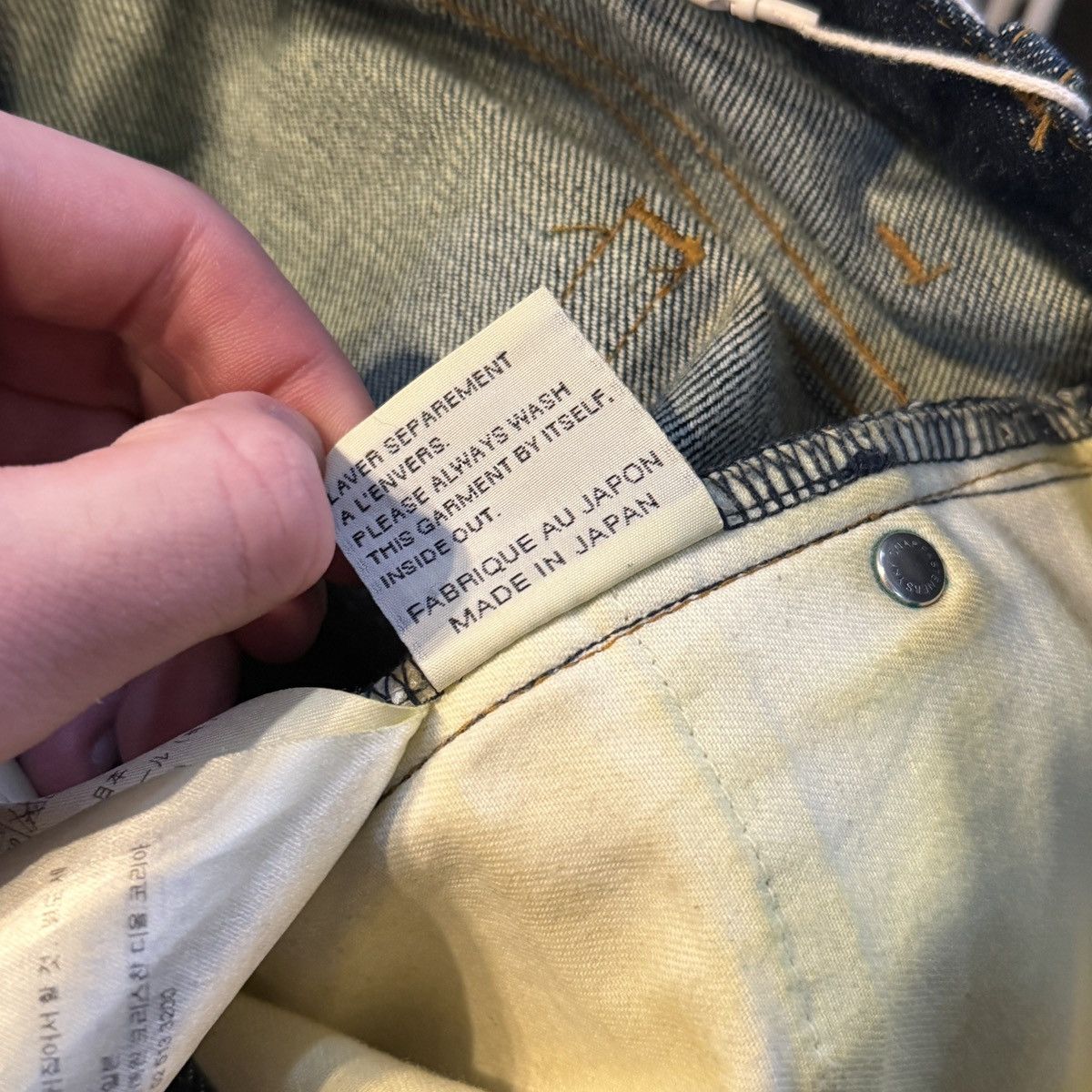 Dior Dior Hedi Slimane AW07 Raw Denim Jeans Size US 31 - 7 Thumbnail