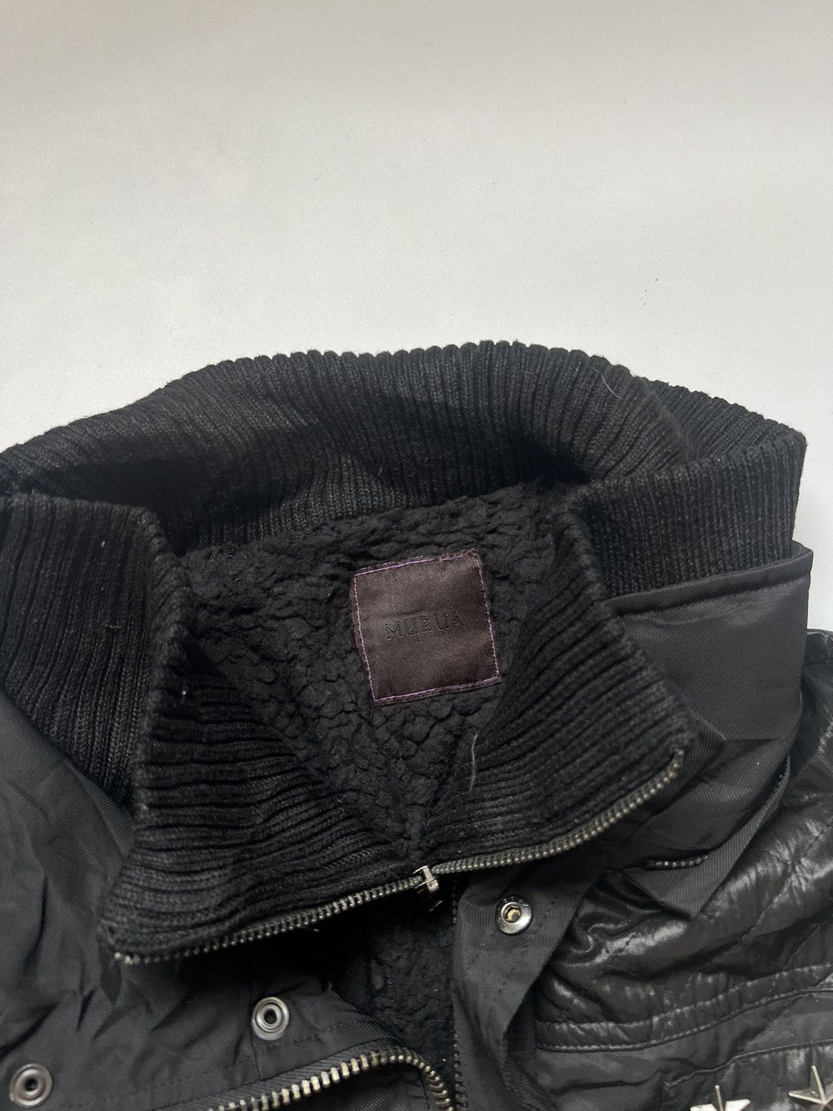 Vintage Murua Cross Zipper Chain Punk Bondage Bondage Bomber Jacket Size S / US 4 / IT 40 - 6 Thumbnail