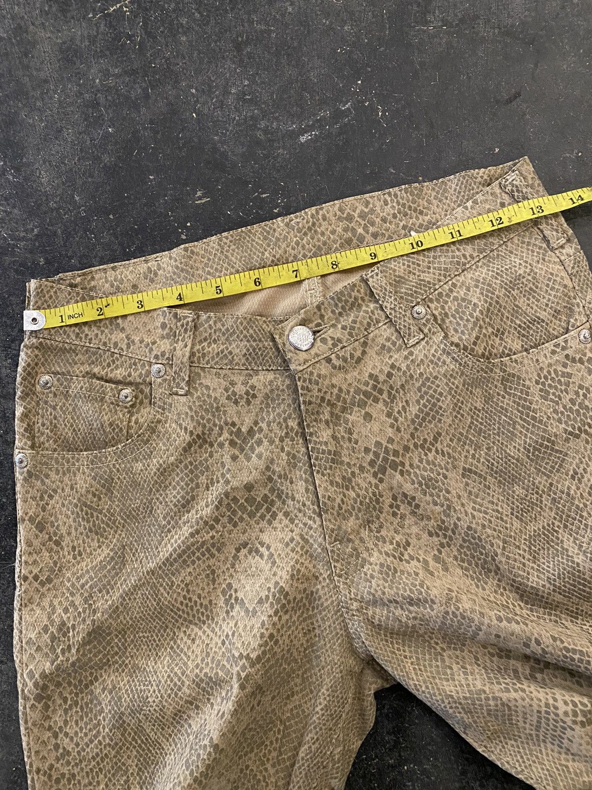 Hysteric Glamour × If Six Was Nine × Le Grande Bleu (L.G.B.) Cimarron snakeskin ifsixwasnine punk style Jeans Size US 27 - 16 Thumbnail