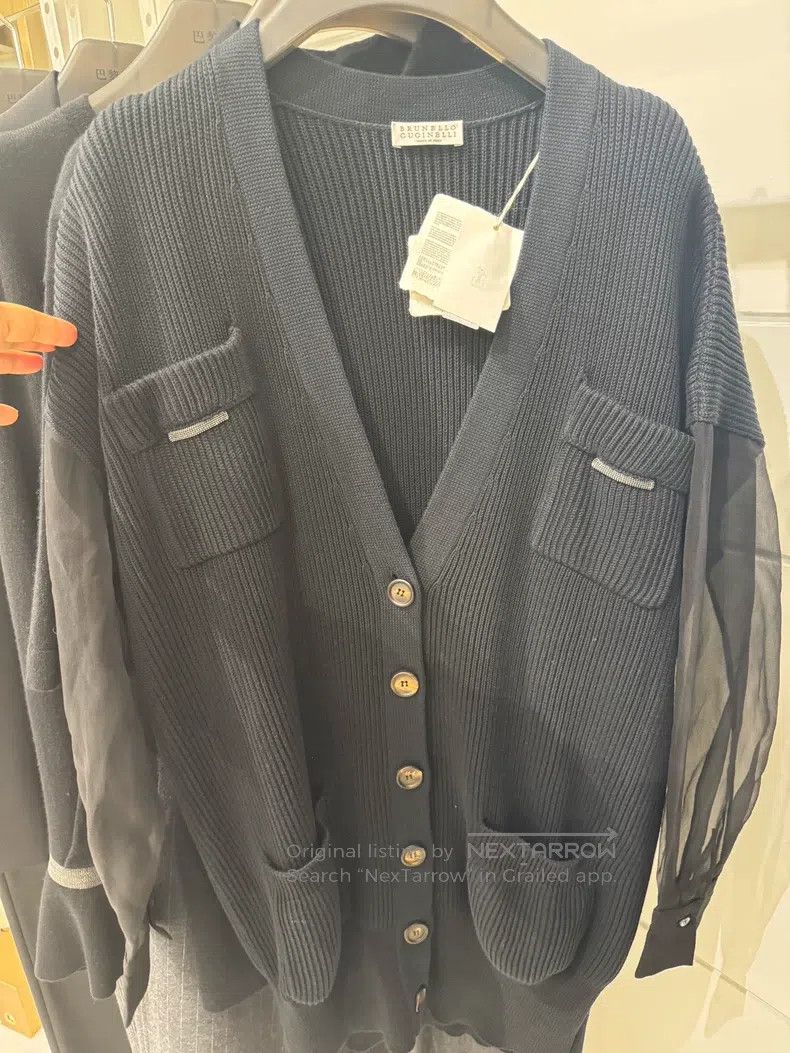 Brunello Cucinelli Brunello Cucinelli Knitted Cardigan Size M / US 6-8 / IT 42-44 - 2 Thumbnail
