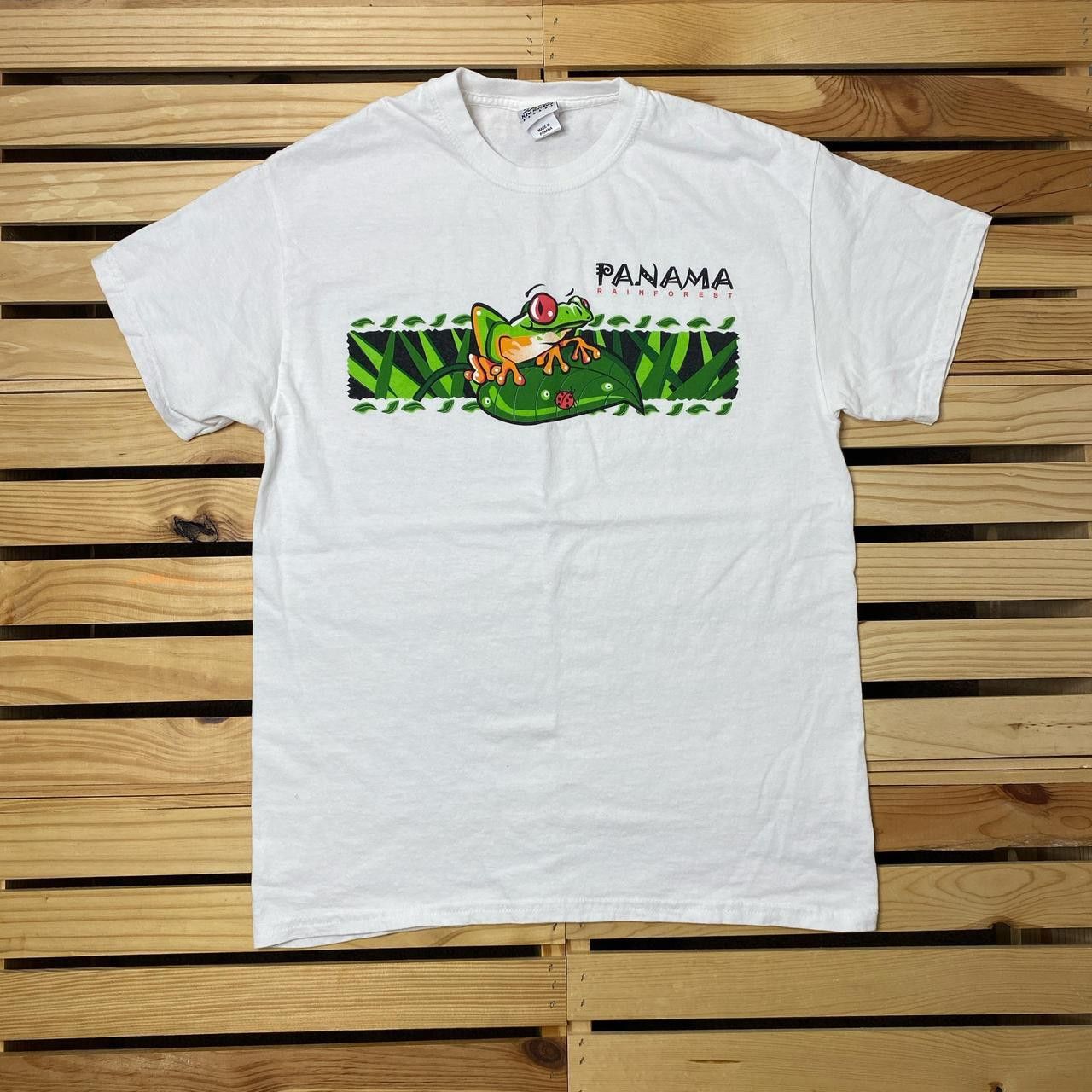 Other Vintage Panama Rainforest White Nature Tee Size Medium Size US M / EU 48-50 / 2 - 1 Thumbnail