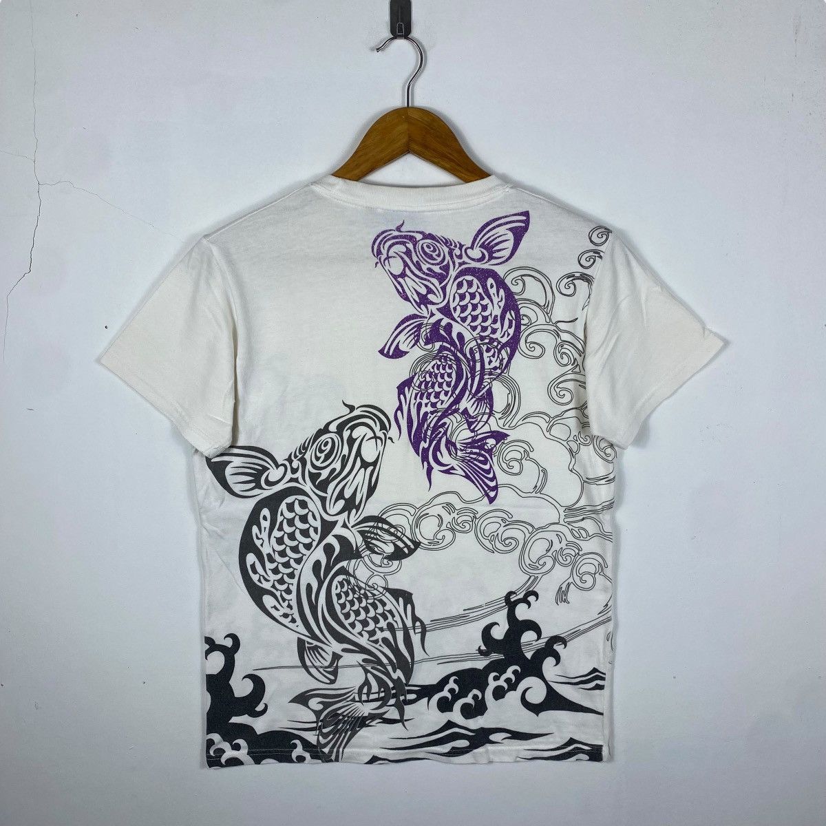 Japanese Brand Japanese Brand BULLET NOISE Sukajan Carp Graphic Tee Shirt Size US M / EU 48-50 / 2 - 4 Thumbnail