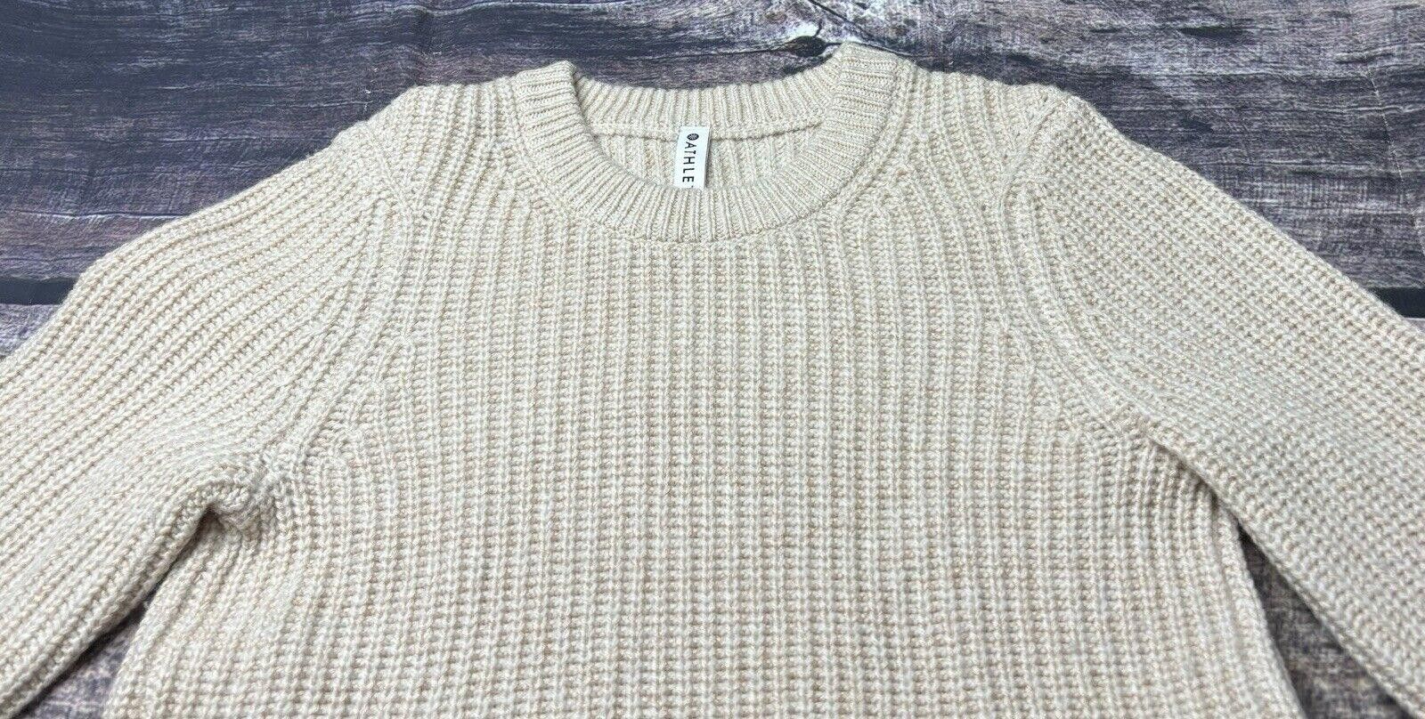 Other Athleta Sweater Women's Small Oversized Wool Blend Pullover Size S / US 4 / IT 40 - 5 Thumbnail