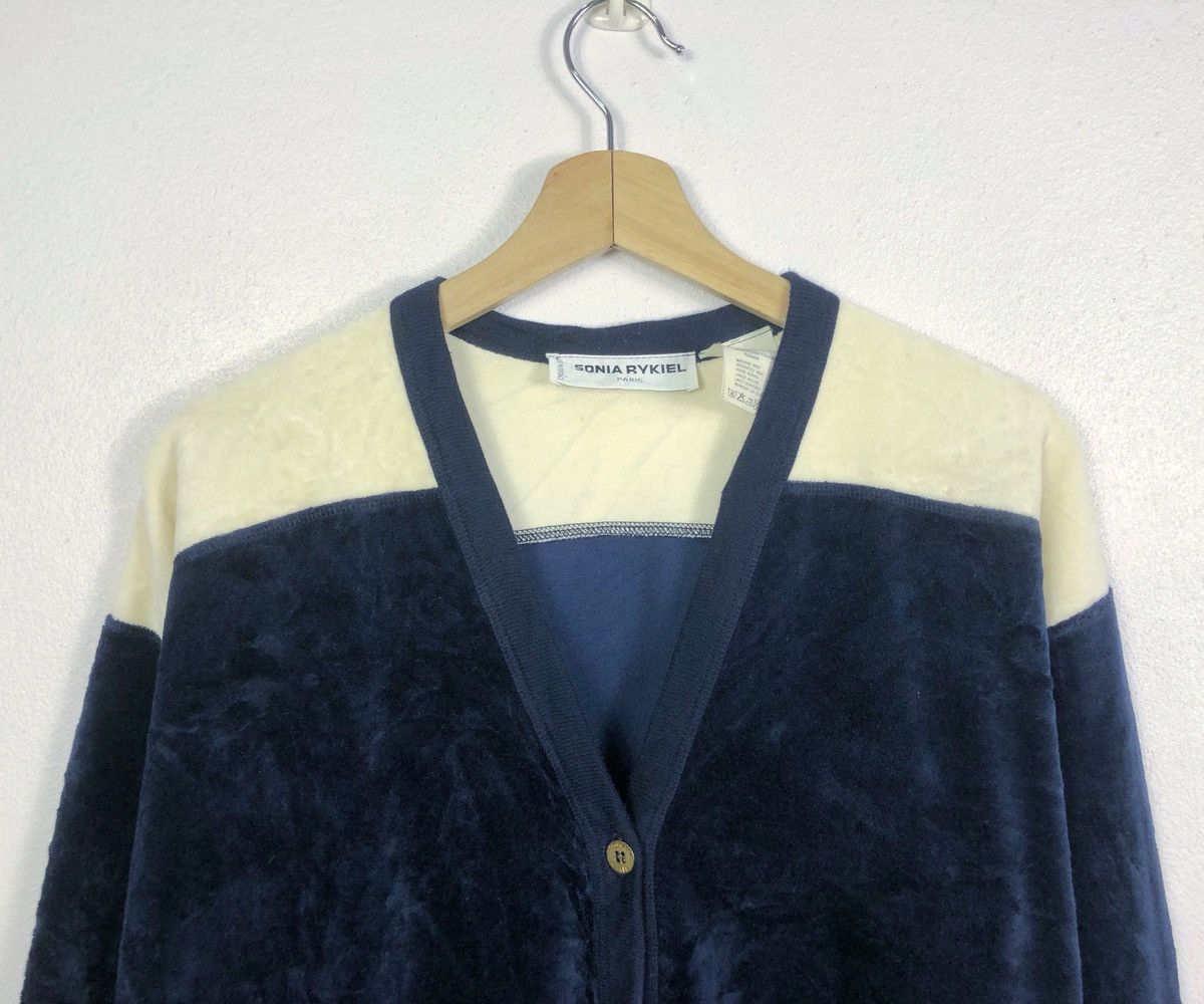 Sonia Rykiel Vintage Sonia Rykiel Velvet Sweatshirt Made in France Size M / US 6-8 / IT 42-44 - 2 Thumbnail