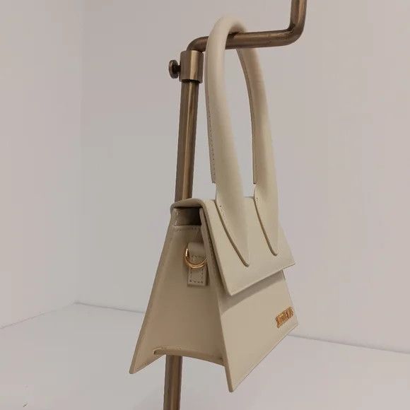 Jacquemus Jacquemus Le Chiquito Moyen Top-Handle Leather Bag - Ivory Size ONE SIZE - 5 Thumbnail