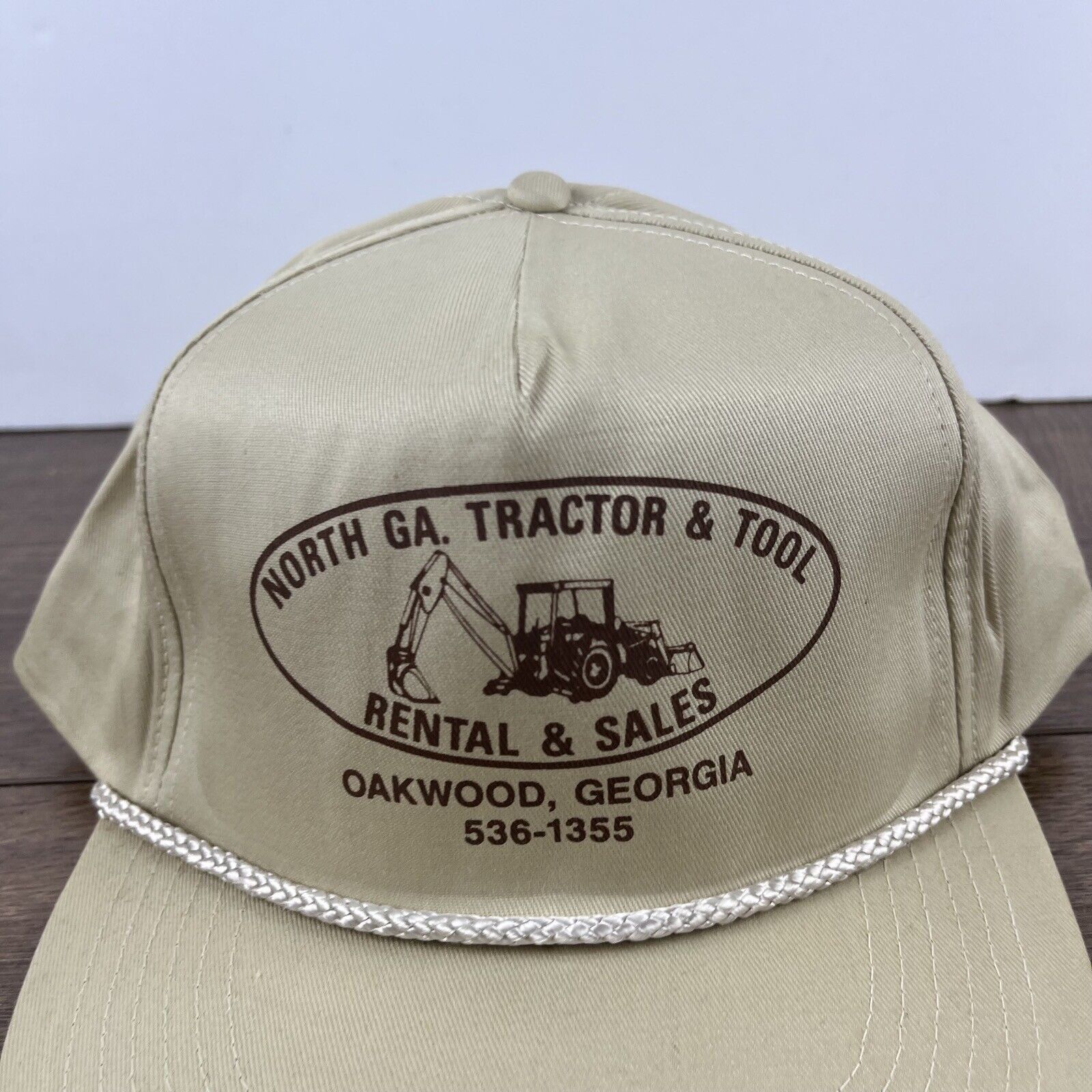 Other North Georgia Tractor Tool Hat Brown Adjustable Hat Oakwood Size ONE SIZE - 7 Thumbnail