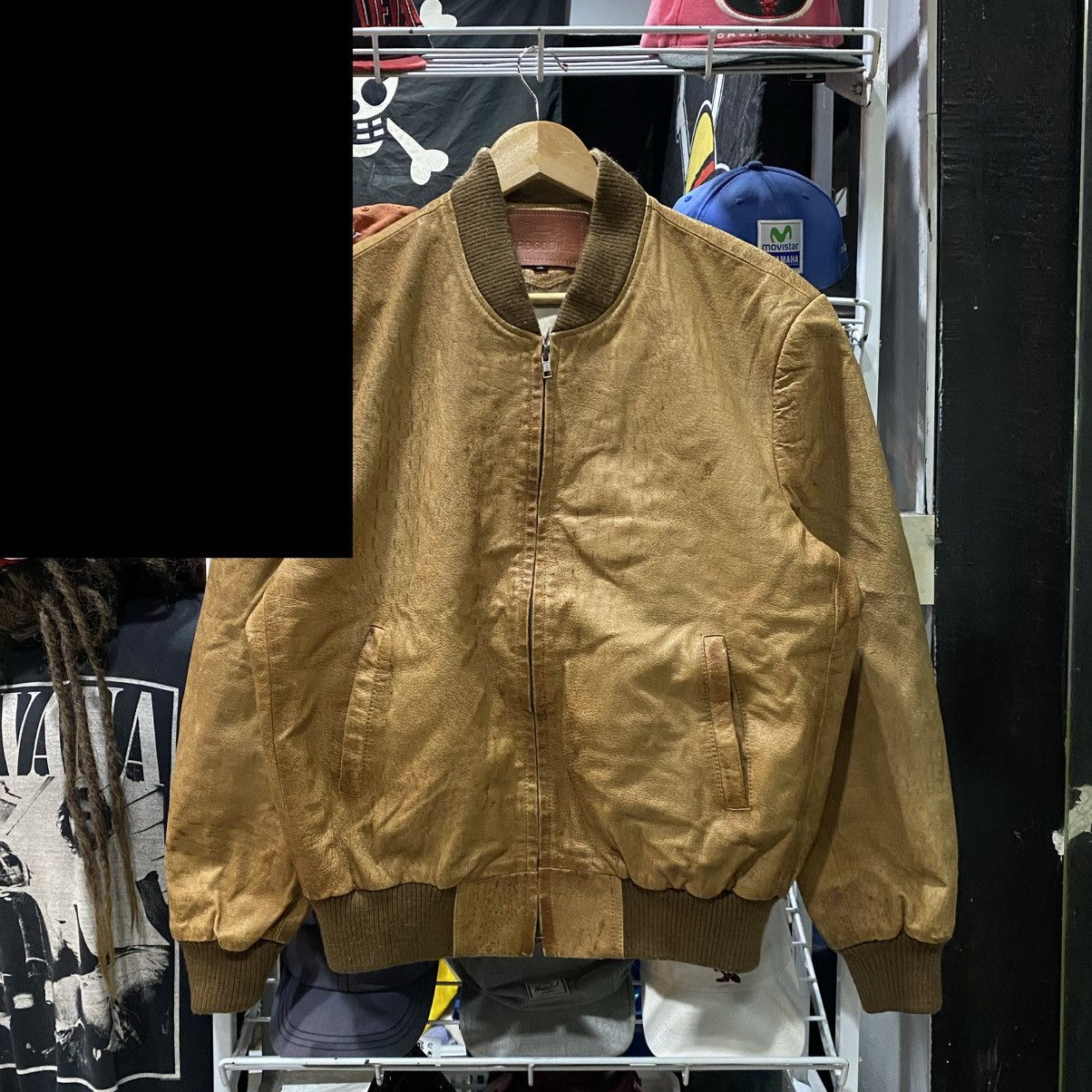 Vintage Vintage crocodile Italy style Leather Jacket Size US L / EU 52-54 / 3 - 2 Thumbnail