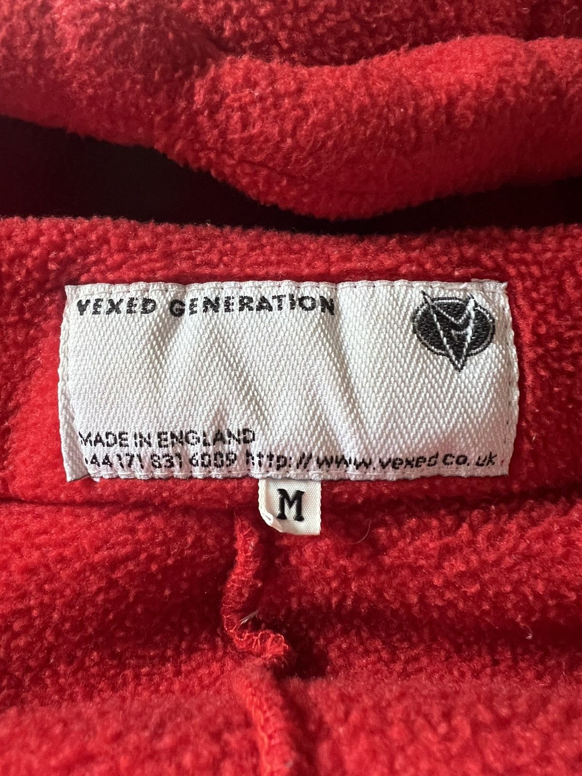 Vexed Generation Vexed Generation AW96 Red “Ninja” Fleece Full Zip Hoodie Size US M / EU 48-50 / 2 - 5 Thumbnail