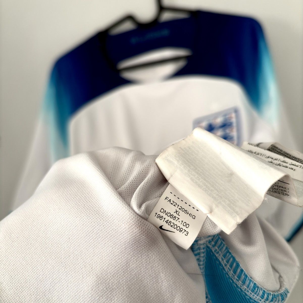 Nike 2022 2023 England Nike Euro Home Away Kit Soccer Jersey Tee Size US XL / EU 56 / 4 - 4 Thumbnail