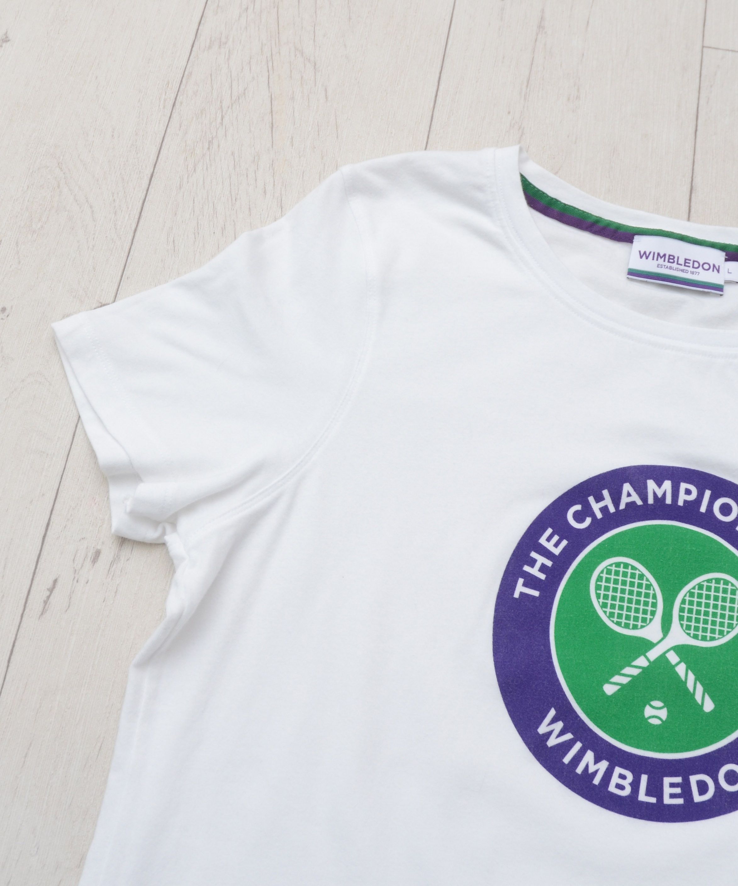 Other Wimbledon The Champions Logo T-shirt Tee White Size US M / EU 48-50 / 2 - 5 Thumbnail