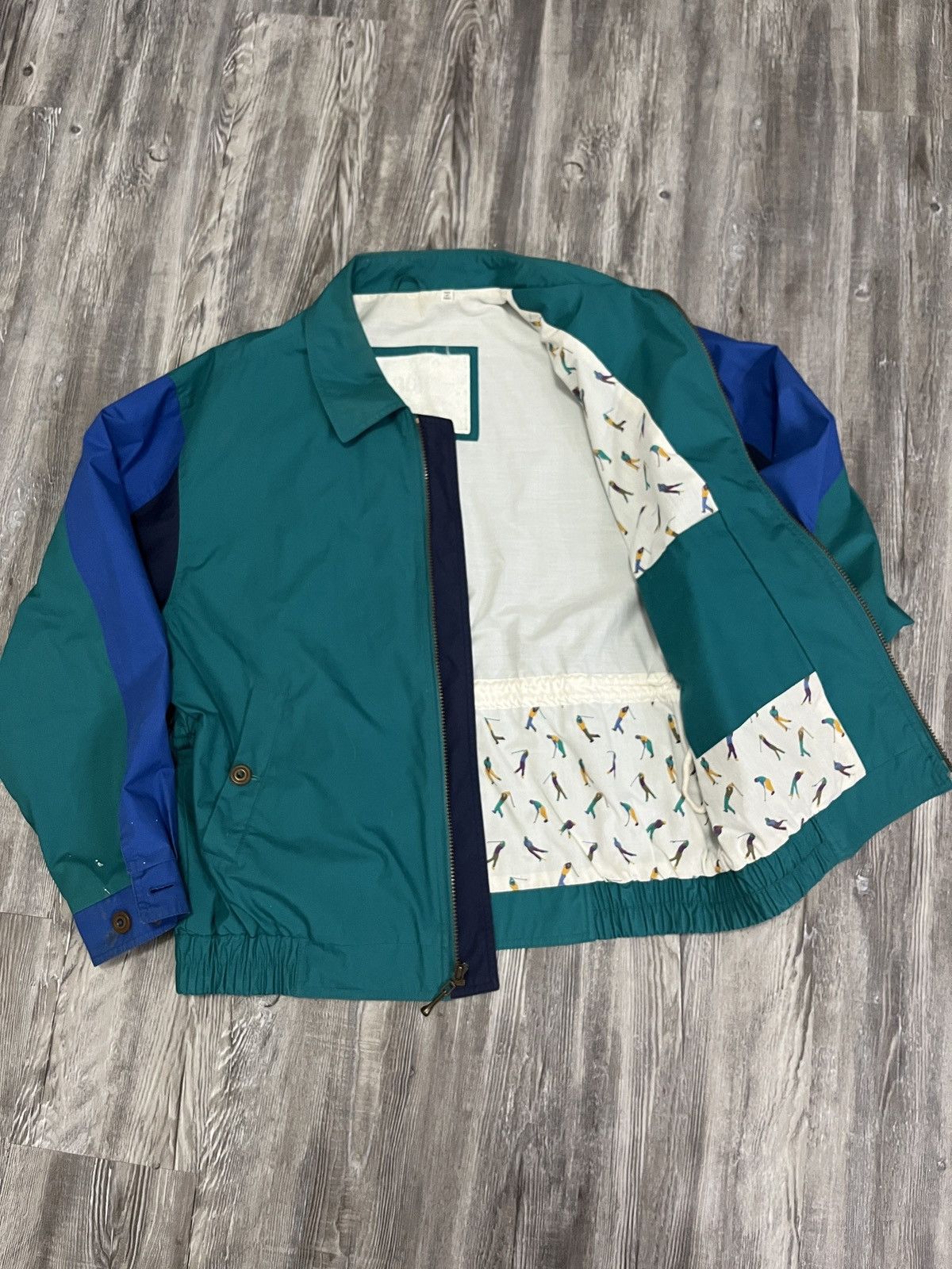London Fog × Vintage Vintage 90’s Retro London Fog Golf Detailed Zip Up Size US M / EU 48-50 / 2 - 3 Thumbnail