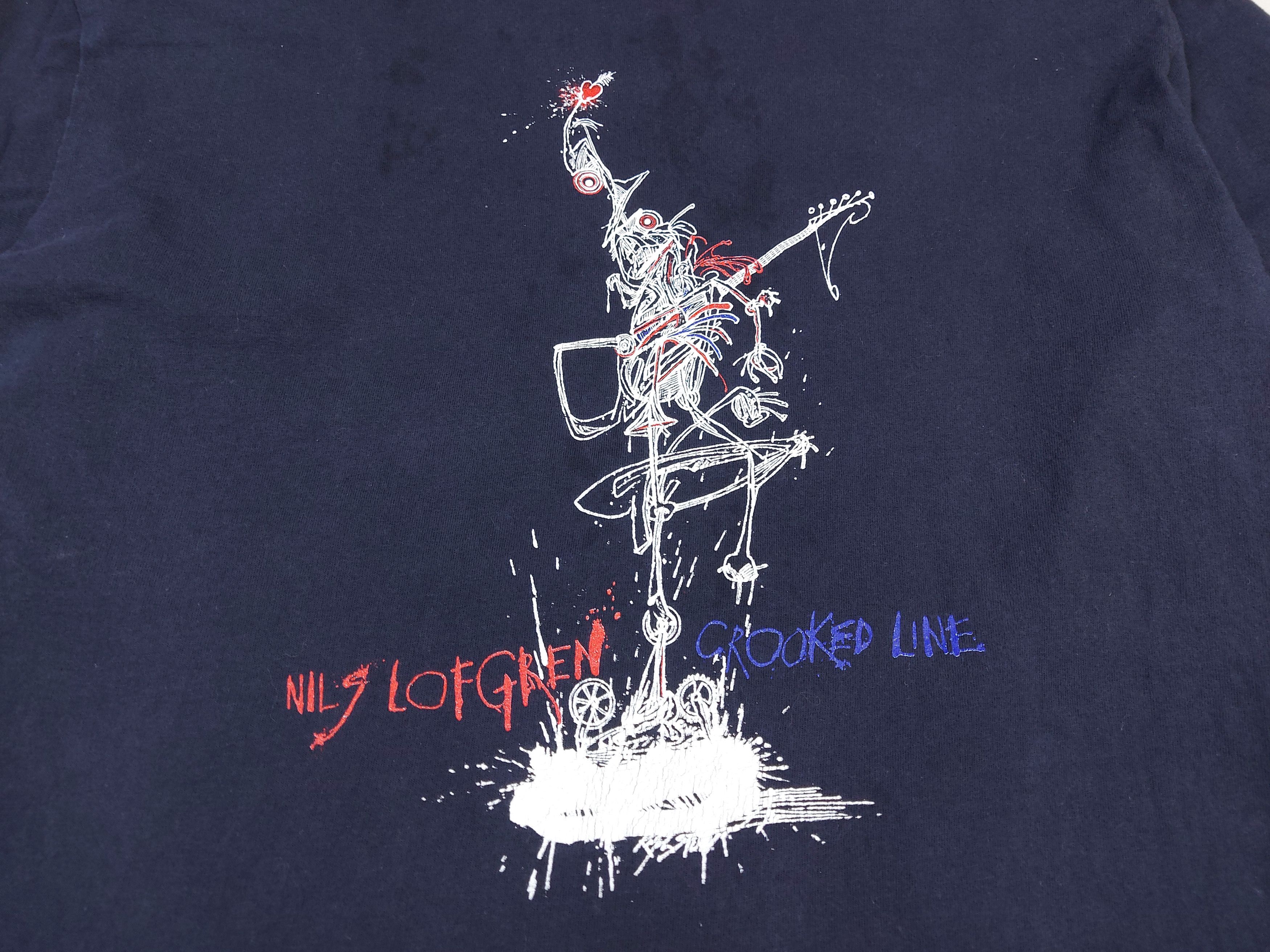 Band Tees × Vintage Vintage 90s Nils Lofgren Crooked Line TEE Size US L / EU 52-54 / 3 - 2 Thumbnail