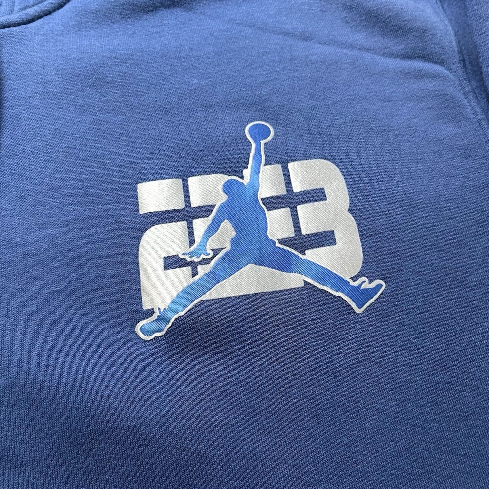 Jordan Brand Jordan Hoodie Mens XL Blue Sweatshirt Jumpman Logo Y2K Vintage 23 Full Zip Size US XL / EU 56 / 4 - 6 Thumbnail