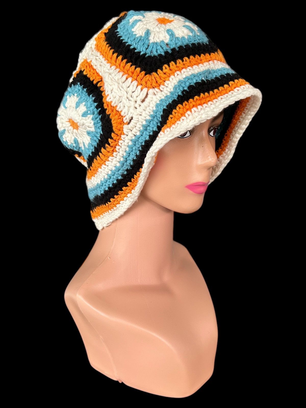 Japanese Brand × Kapital × Vintage Crochet Knitted Handmade Bucket Hats Size ONE SIZE - 1 Thumbnail