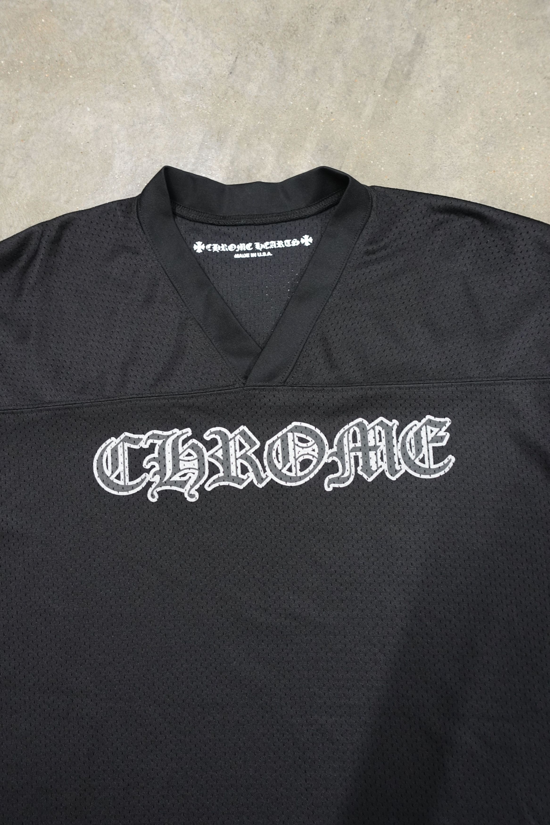 Chrome Hearts CHROME HEARTS MESH JERSEY LONG SLEEVE BLACK Size US S / EU 44-46 / 1 - 4 Thumbnail