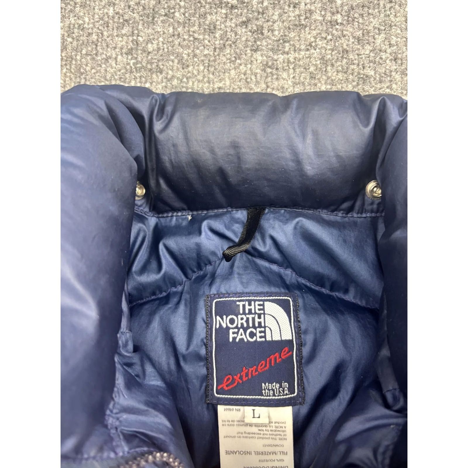 The North Face VINTAGE The North Face Extreme Vest Mens Large Blue Down Puffer Made USA 80s Size US L / EU 52-54 / 3 - 2 Thumbnail