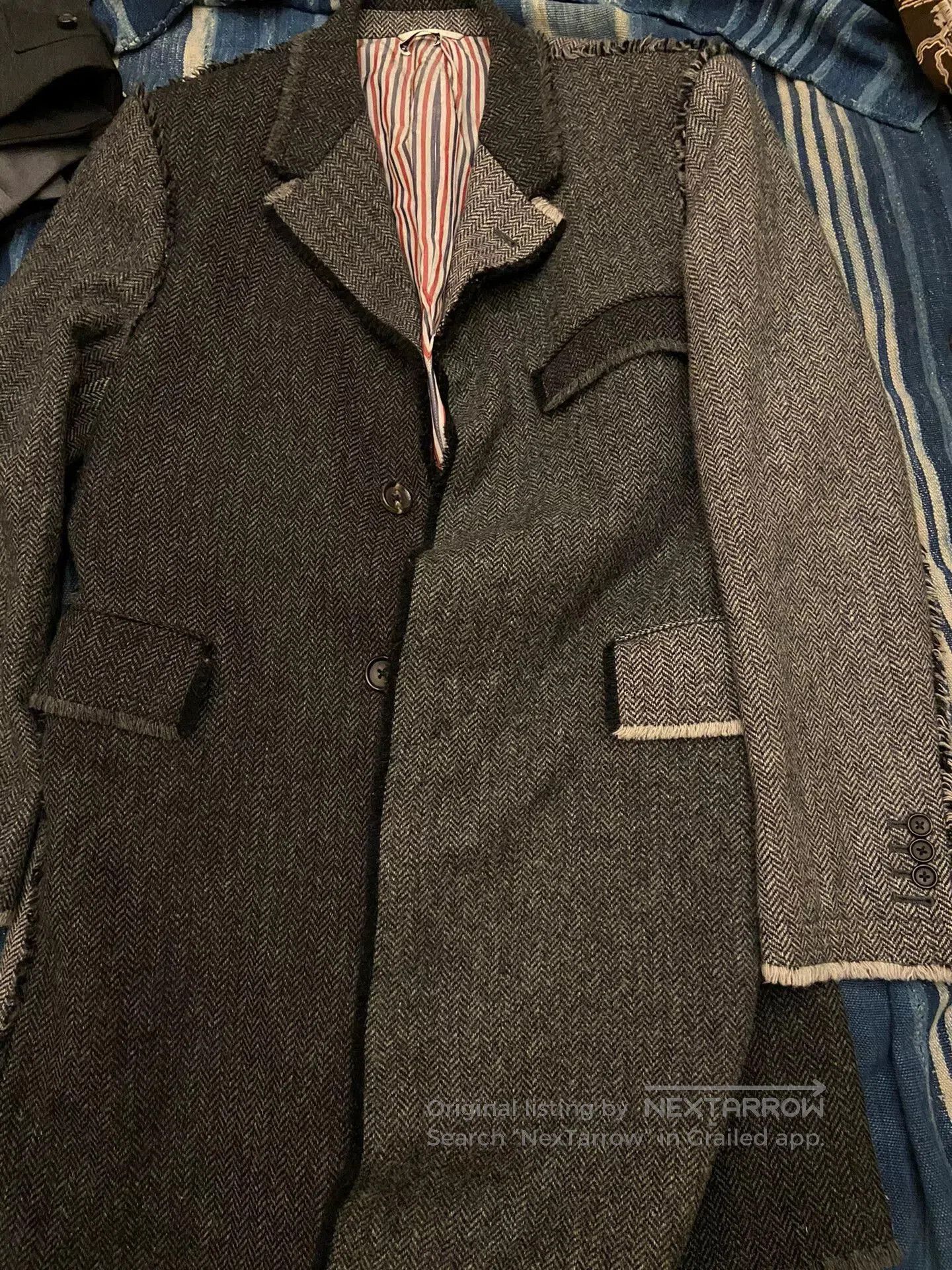 Thom Browne thom browne herringbone edge coat size 2. Size US M / EU 48-50 / 2 - 1 Thumbnail