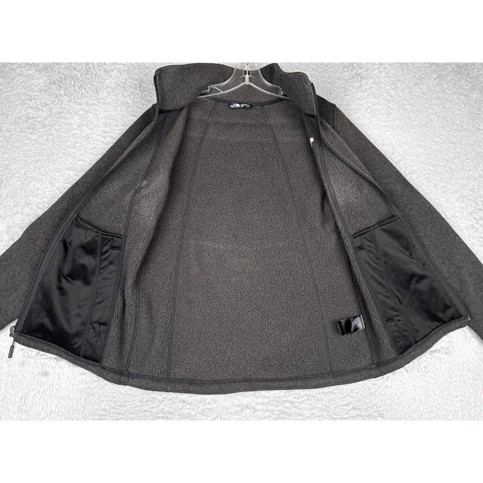 The North Face The North Face Jacket Womens M Gray Sweater Fleece Full Zip Outdoor Hiking Jacket Size M / US 6-8 / IT 42-44 - 2 Thumbnail