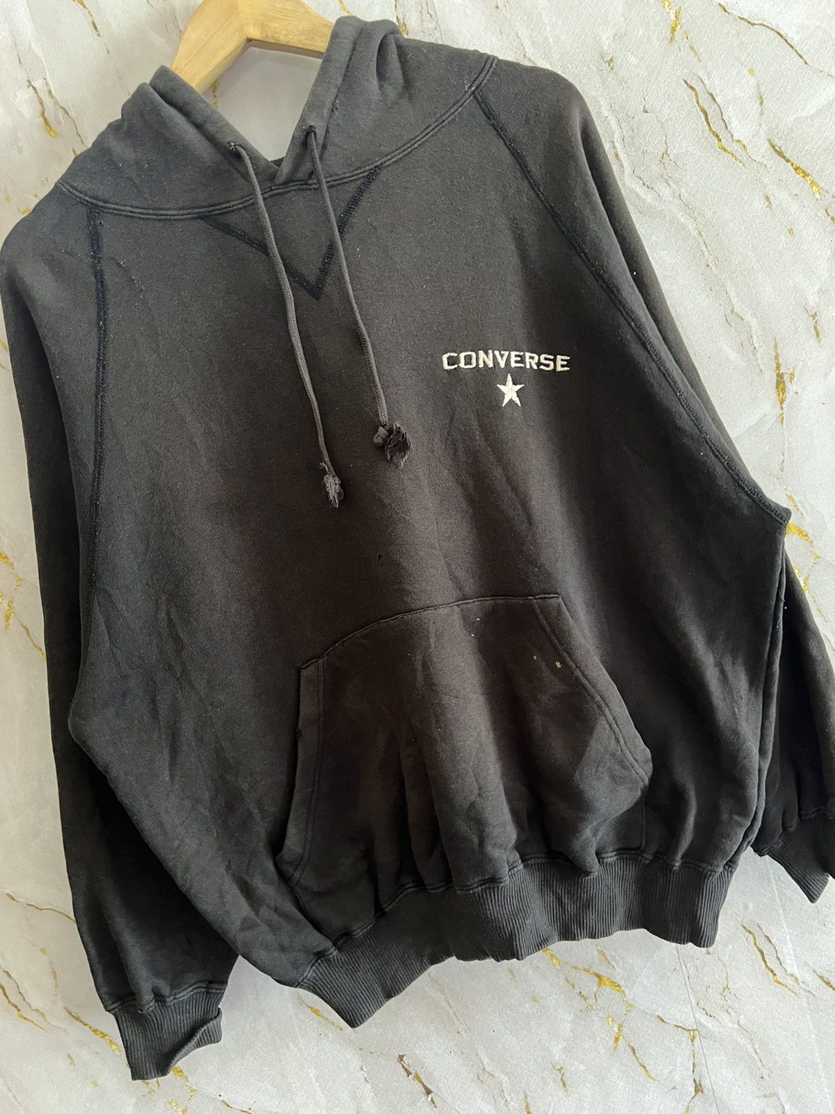 Converse 🔥 Vintage Converse Hoodie – Sun Faded Streetwear Classic Size US L / EU 52-54 / 3 - 3 Thumbnail