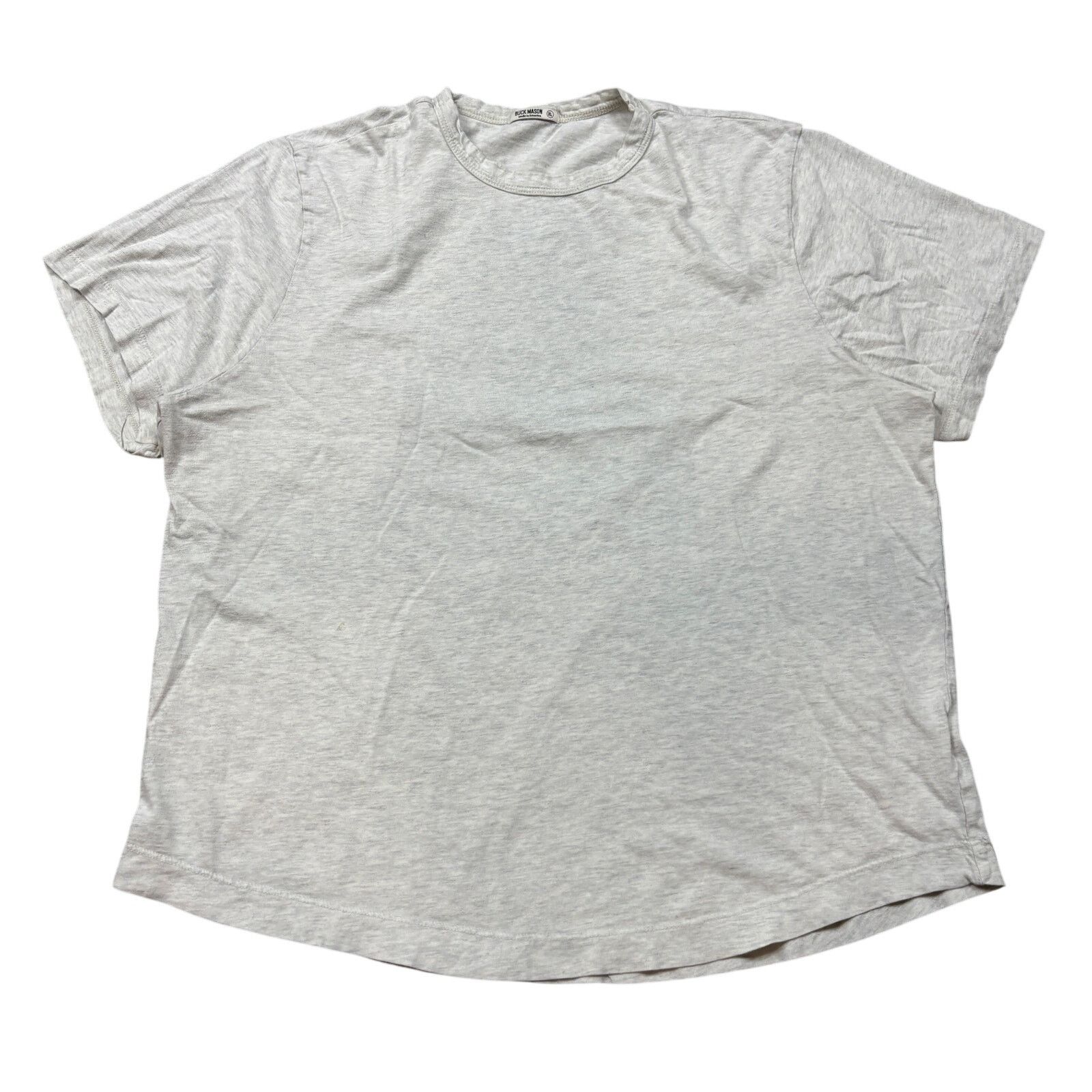 Buck Mason Buck Mason Curved Hem Slub Cotton Short Sleeve Shirt Mens XL Size US XL / EU 56 / 4 - 1 Thumbnail