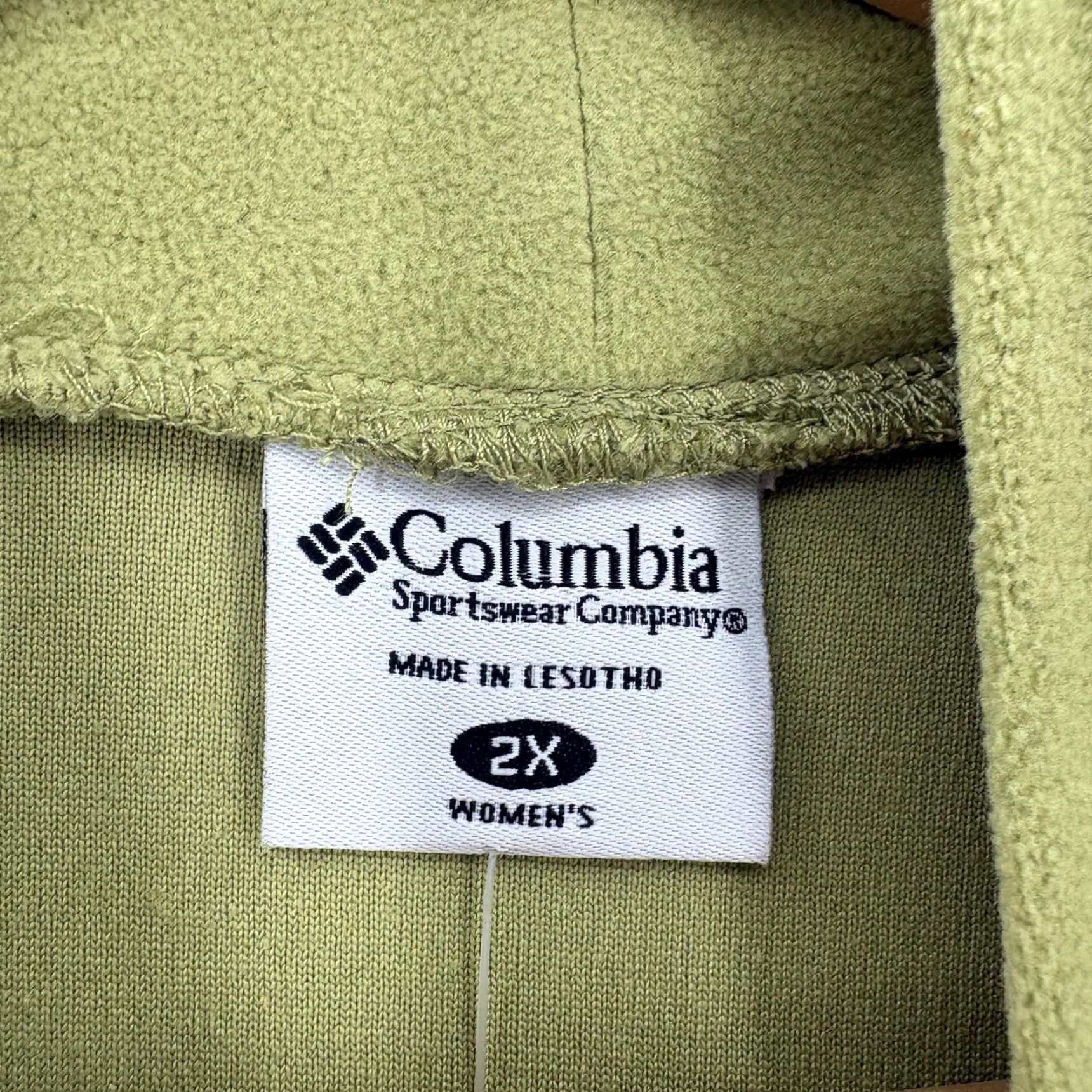 Vintage Columbia Glacial Fleece Mock Pullover Womens 2X Green Lightweight Long Sleeve Plus Size Mock Neck Pullover Womens Clothing Coluia Size XXL / US 16-18 / IT 52-54 - 4 Thumbnail