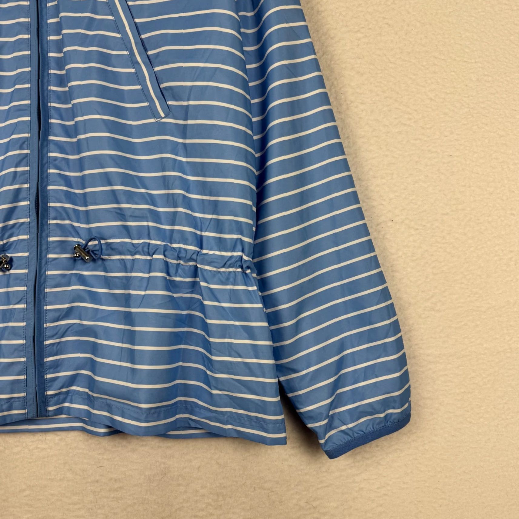 Ralph Lauren Lauren Ralph Lauren Active Womens Large Blue Full Zip Lightweight Jacket NEW Size L / US 10 / IT 46 - 2 Thumbnail