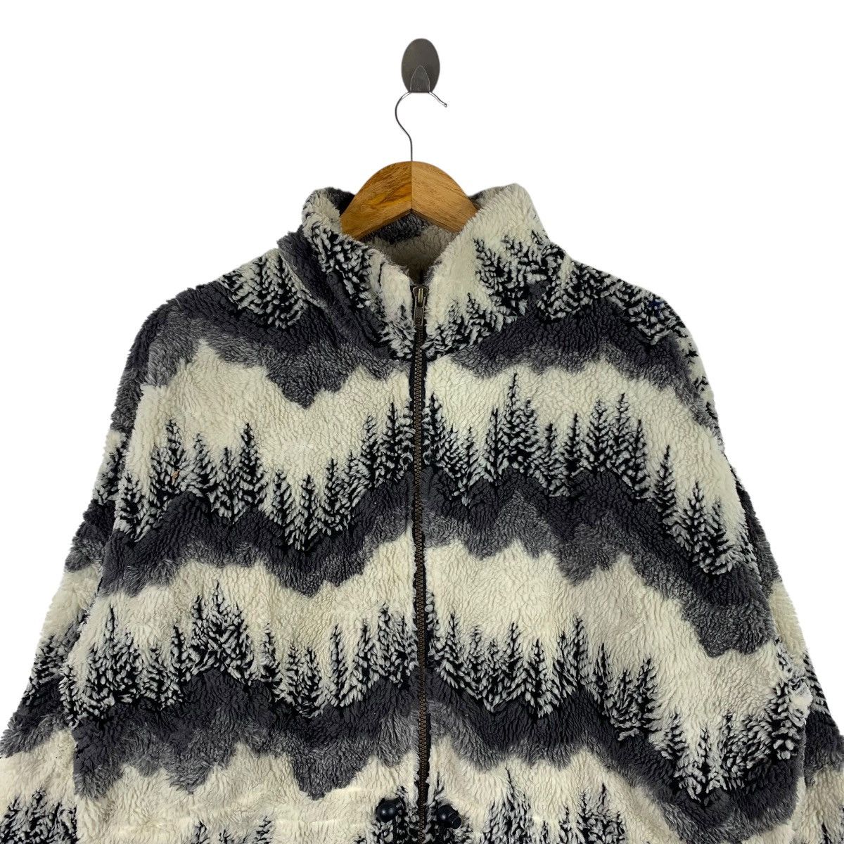 Vintage UNIVERSAL SHIRT CO. Canadian Brand Deep Pile Sherpa Jacket Size US S / EU 44-46 / 1 - 3 Thumbnail