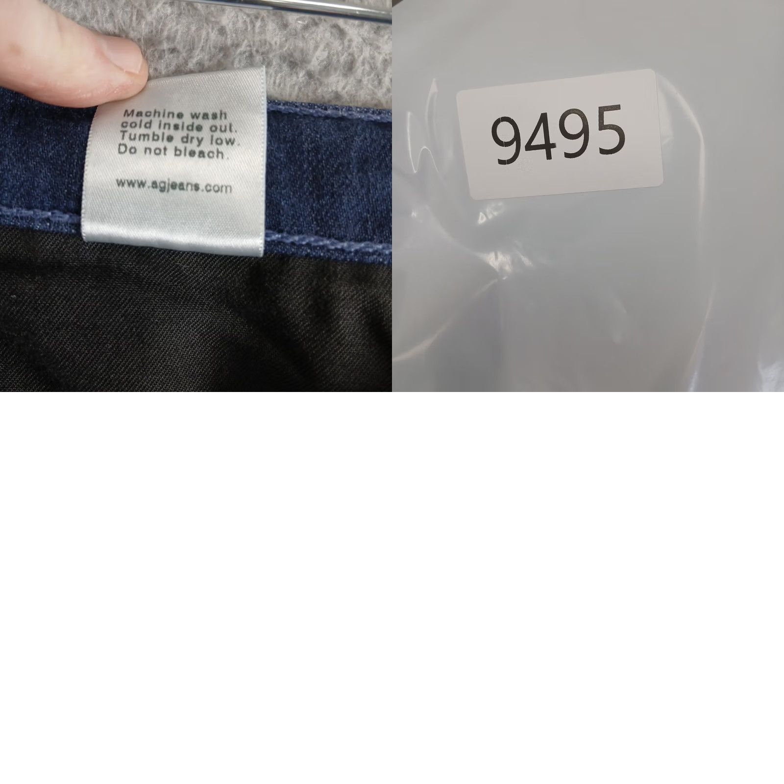 Vintage AG Adriano Goldschmied The Ballad Slim Boot Jeans Dark Wash 31R Womens Jeans Wide 5-Pocket Denim Cotton Blend Bag? Size 24" / US 00 / IT 34 - 9 Thumbnail