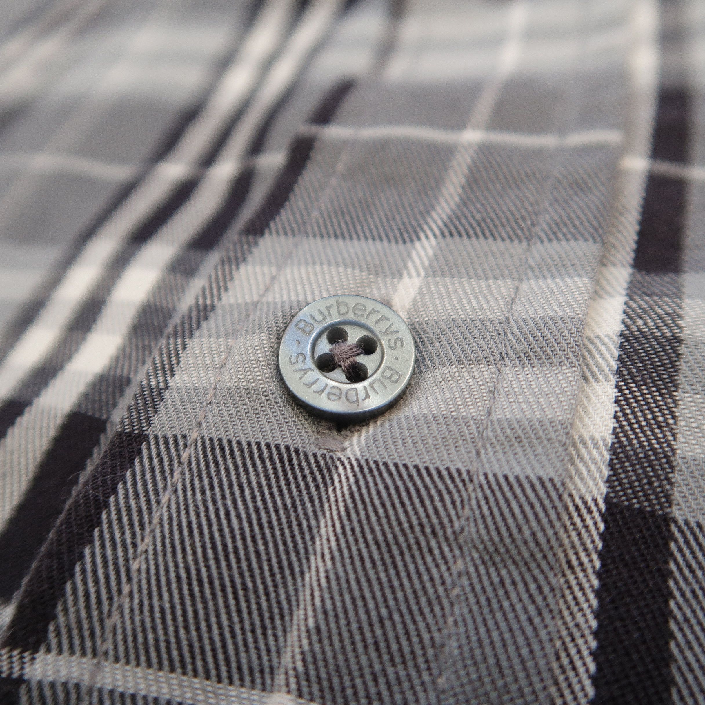 Burberry Burberry London Nova Check Gray Shirt Old Money Style Size US M / EU 48-50 / 2 - 7 Thumbnail