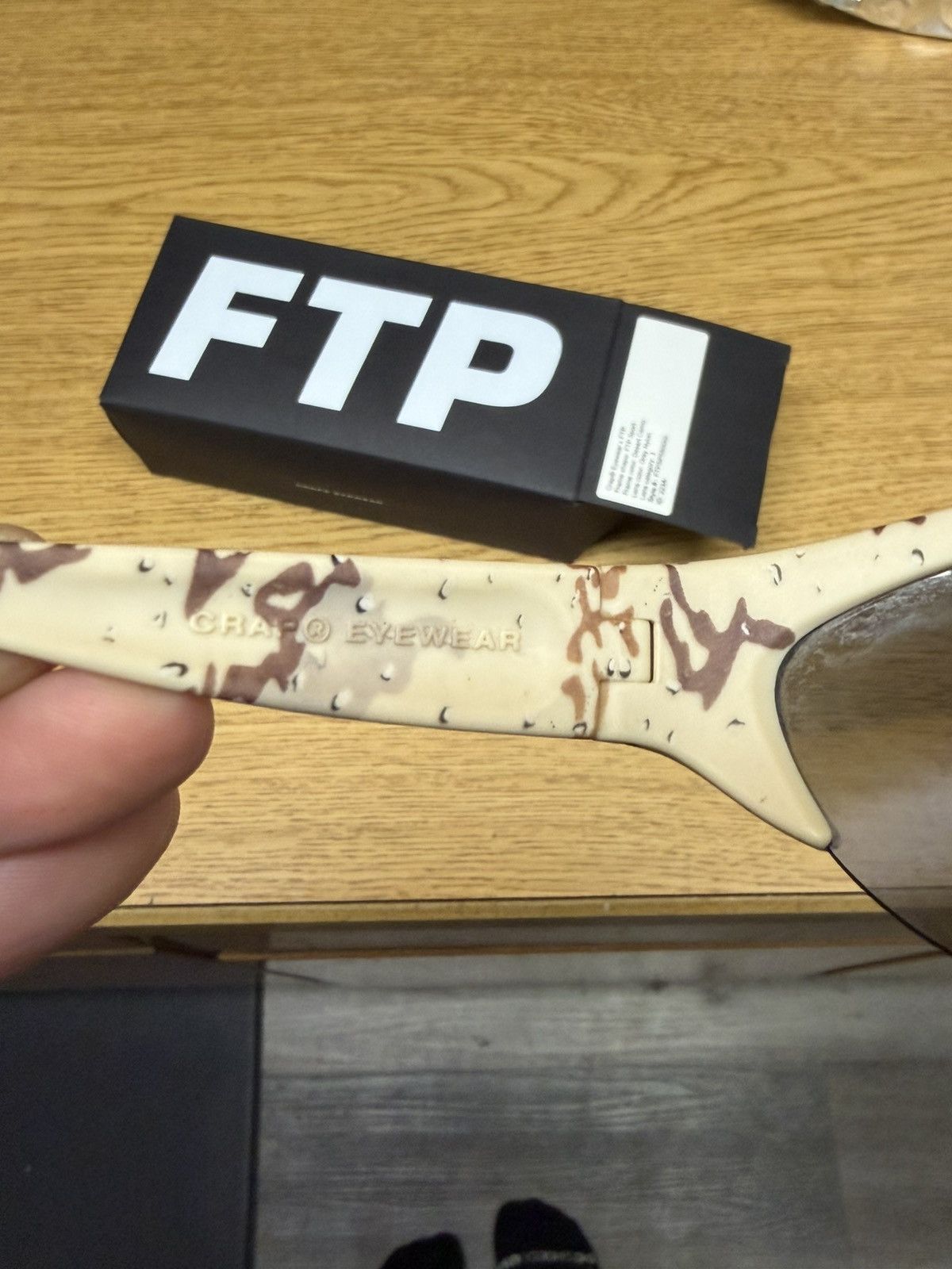 Fuck The Population FTP x Crap Eyewear - Desert Camo - FTP Sport Size ONE SIZE - 10 Thumbnail