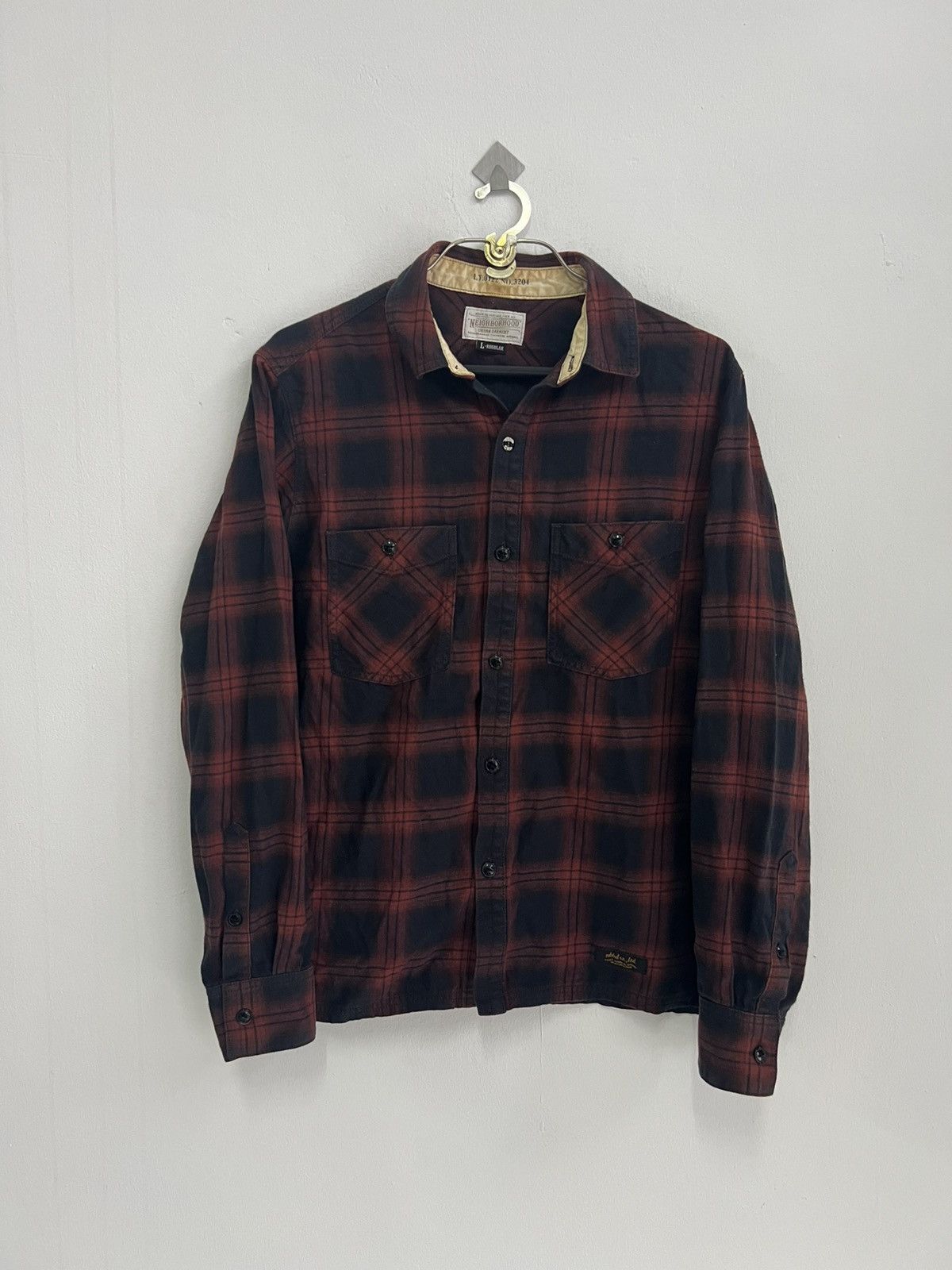Garment Reproduction of Workers × Neighborhood AW12 Neighborhood Tech Beauty Plaid Nel Checked Flannel Jkt Size US L / EU 52-54 / 3 - 2 Thumbnail