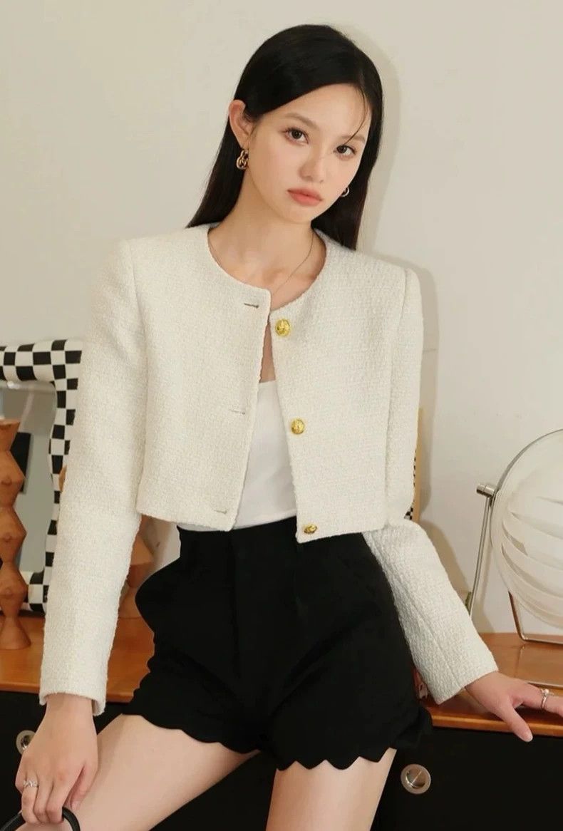 Celine CELINE size 40 Tweed Arc de Triomphe hunting jacket coat Size L / US 10 / IT 46 - 4 Thumbnail