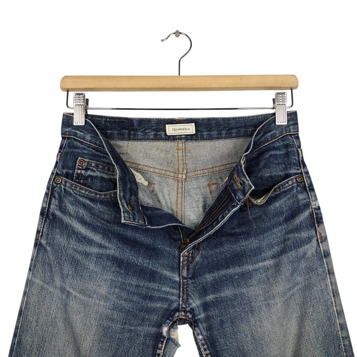 Hysteric Glamour 📌Vintage Distressed Denim Skinny Cut Hysteric Glamour Size US 30 / EU 46 - 20 Thumbnail