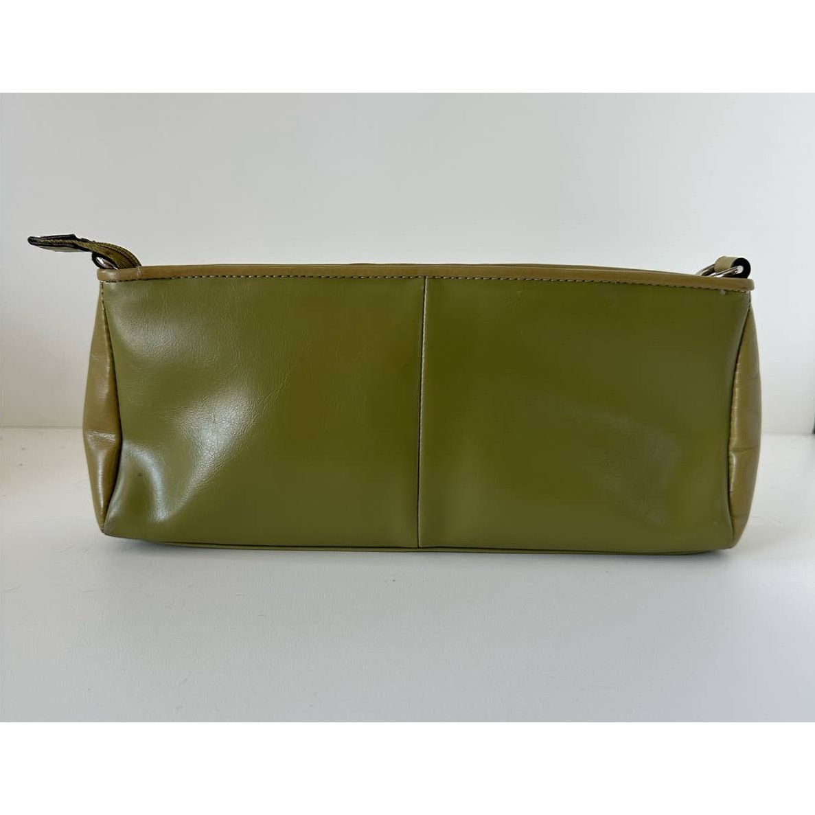 Anne Klein NWOT, Anne Klein Clutch, Purse, Handbag, Green Leather PVC Size ONE SIZE - 2 Thumbnail