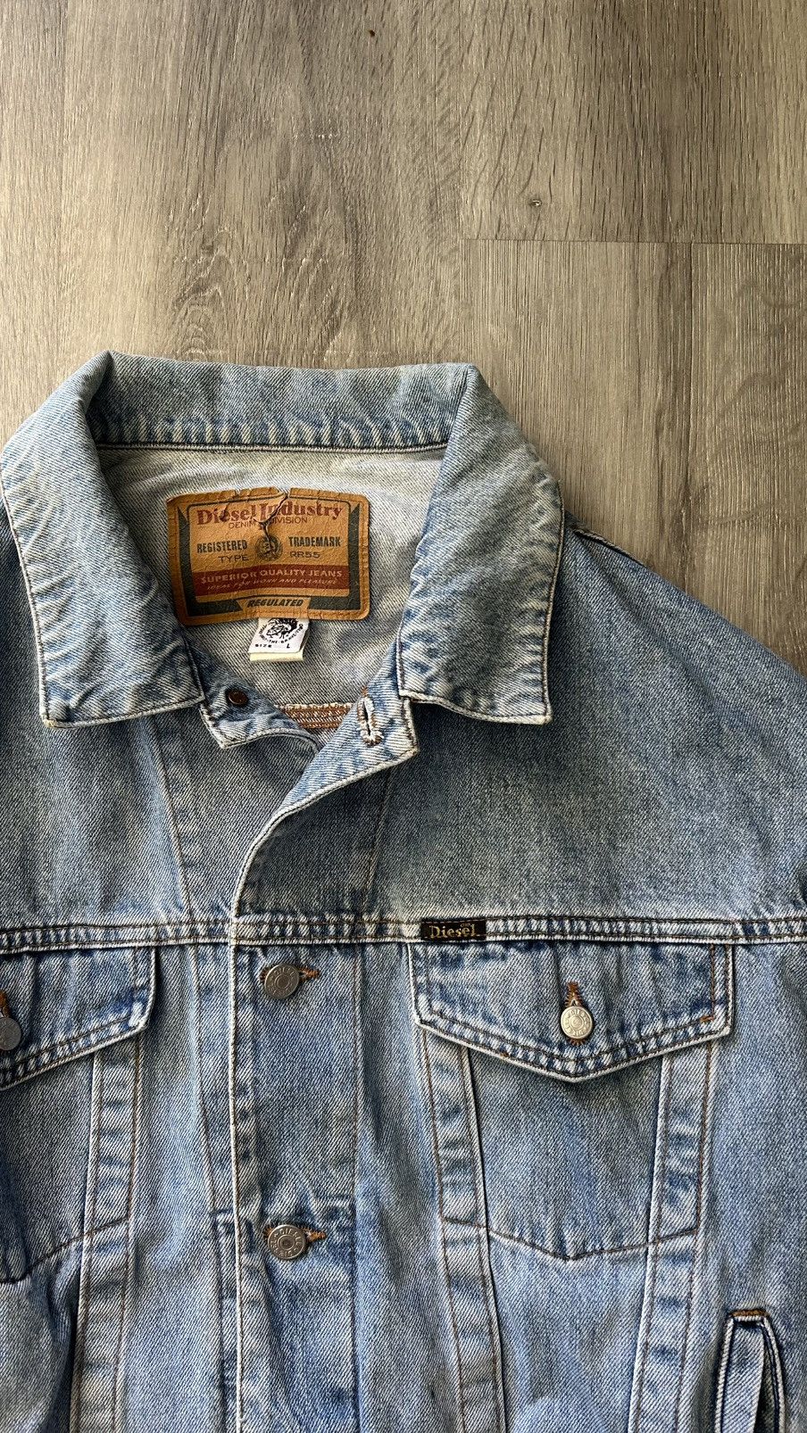 Diesel Vintage Diesel Denim Jacket – Star Series, Made in Italy Size US L / EU 52-54 / 3 - 7 Thumbnail