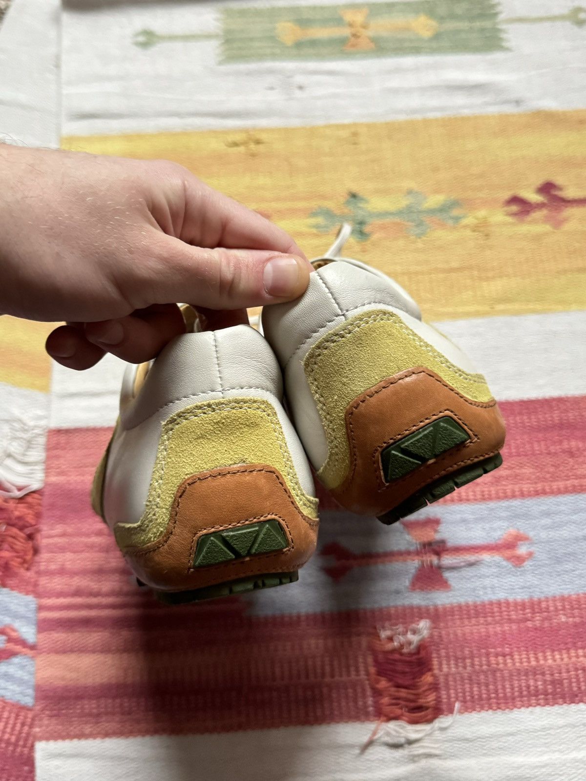Clarks Vintage 00’s Clarks Privo y2k Japanese Low Leather Sneakers Size US 11.5 / EU 44-45 - 7 Thumbnail
