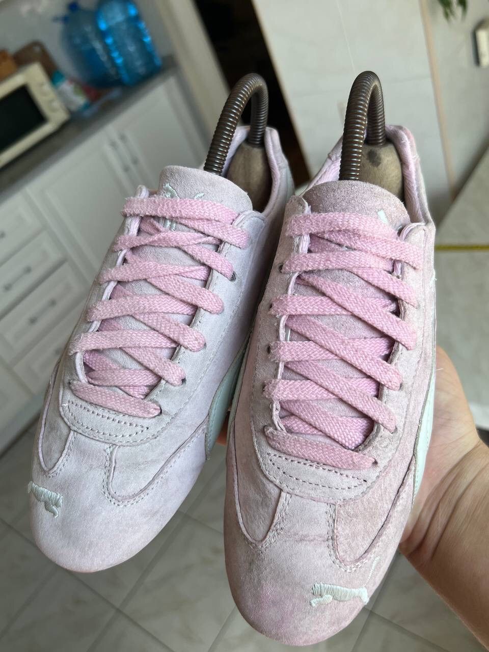 Japanese Brand × Puma × Vintage Y2K Vintage Puma Speedcat Low Top Suede Trainers Sneakers Size US 5 / EU 37 - 5 Thumbnail